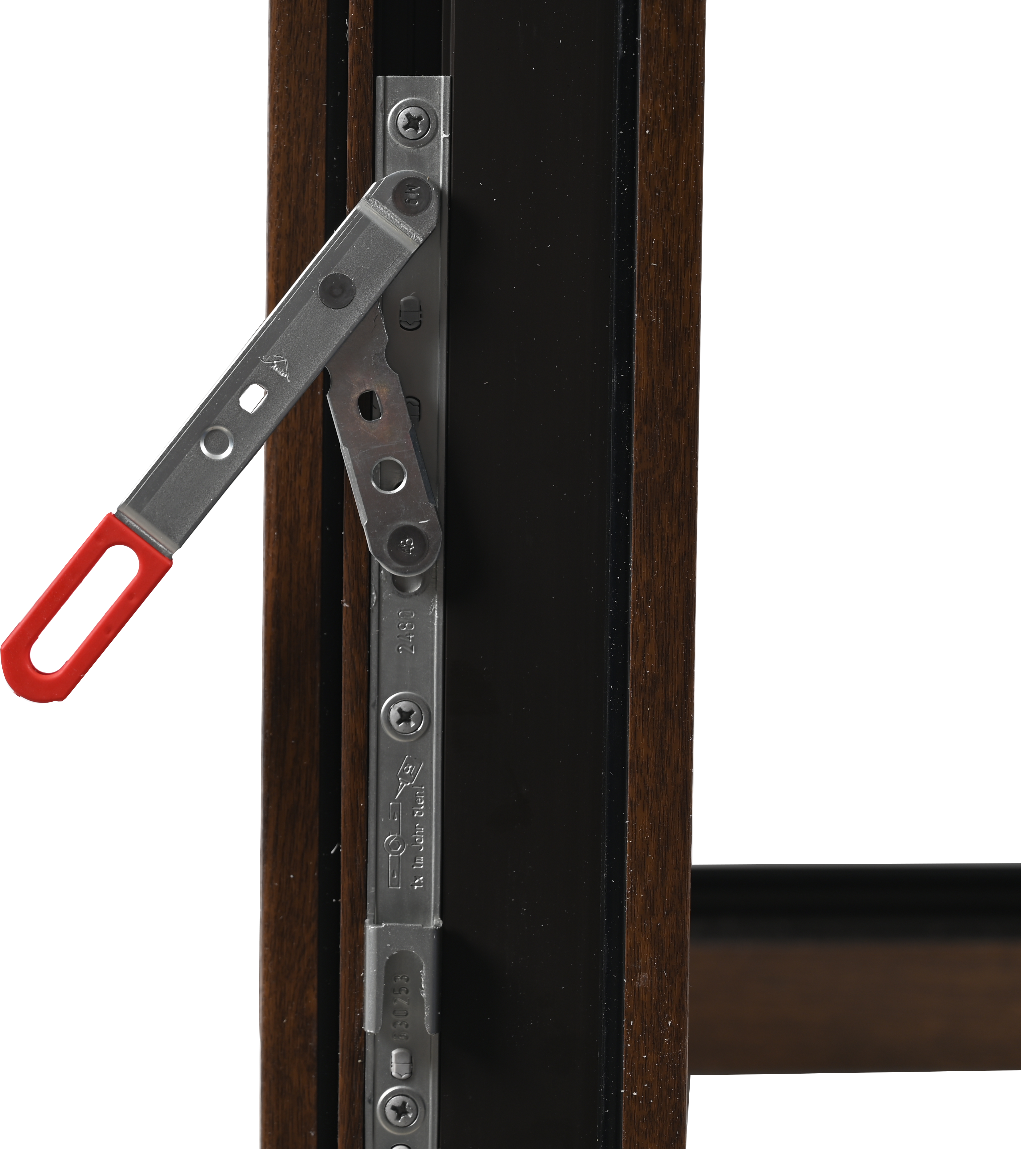 Ventana PVC nogal oscilobatiente con persiana de 120X135 cm - 9