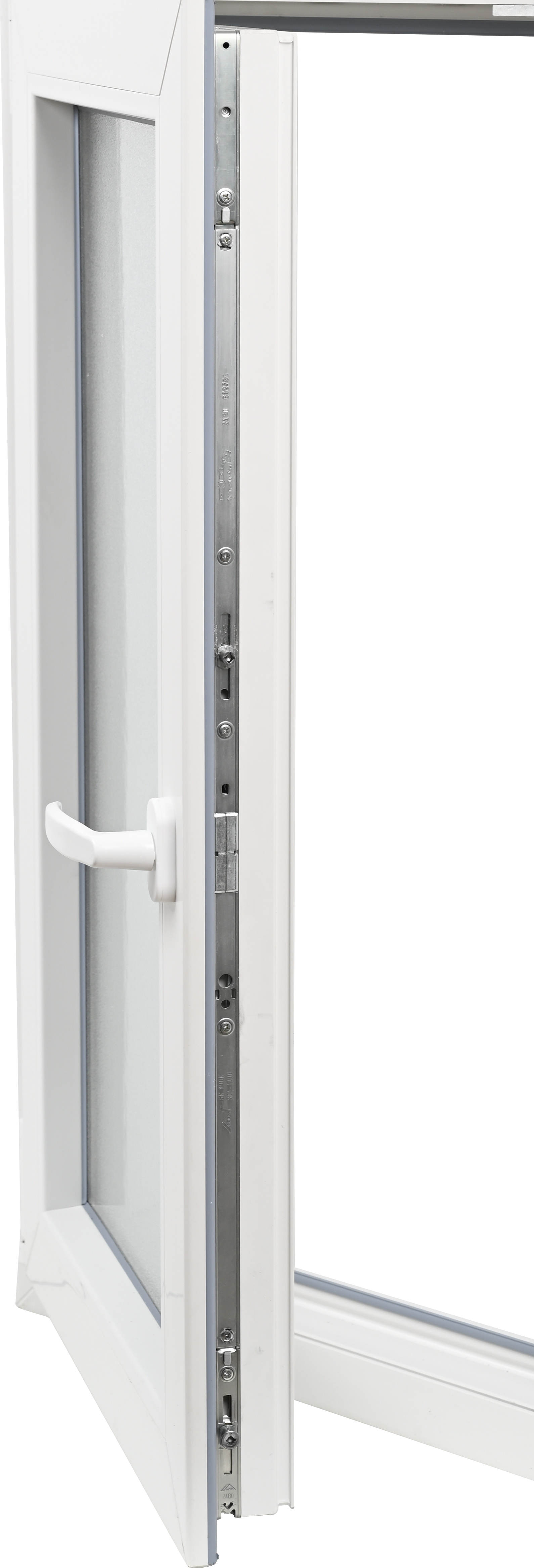 Ventana PVC blanca oscilobatiente con persiana de 60X115 cm - 17