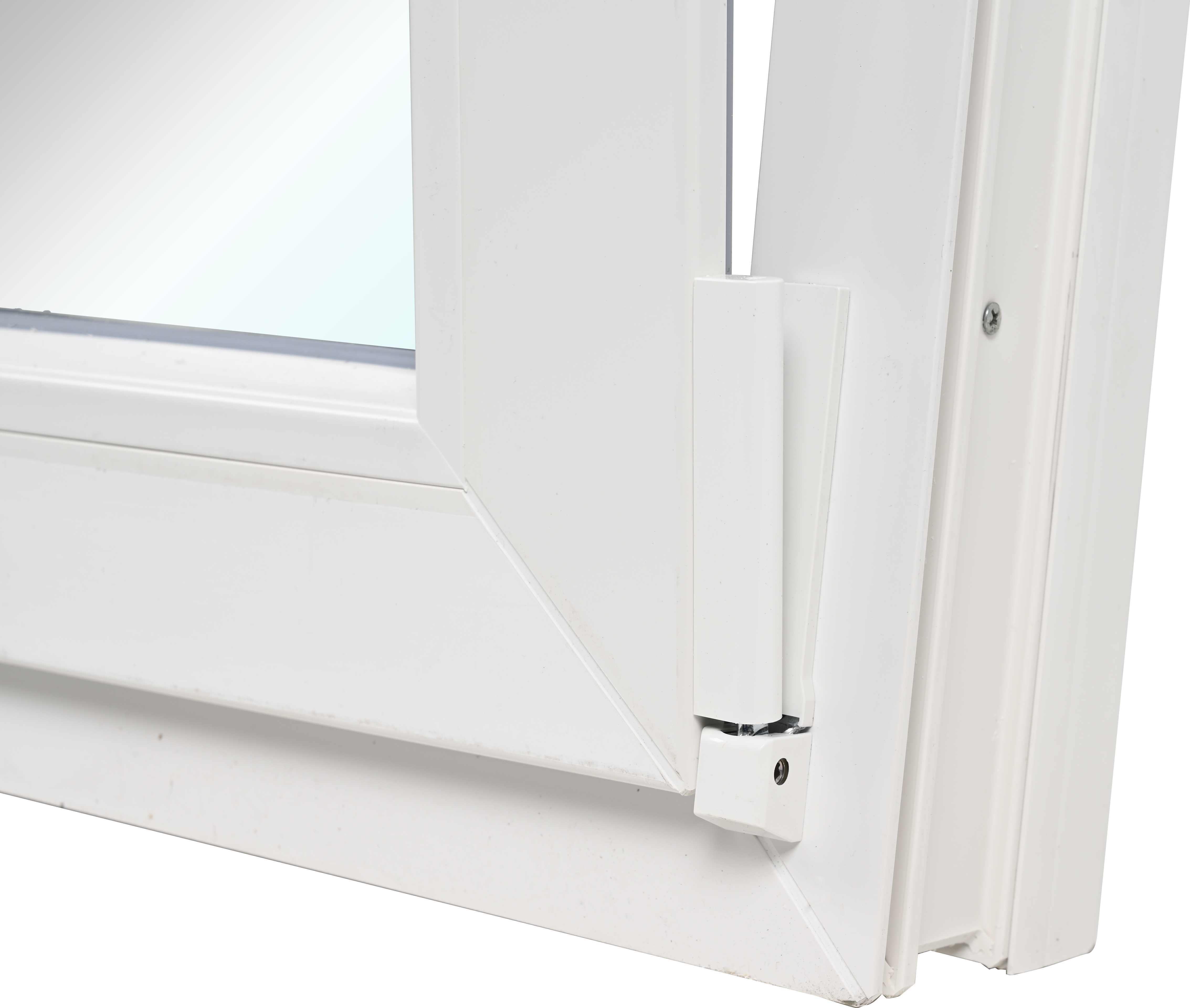 Ventana PVC ISOXA blanca oscilobatiente derecha con persiana 75X119 cm - 10
