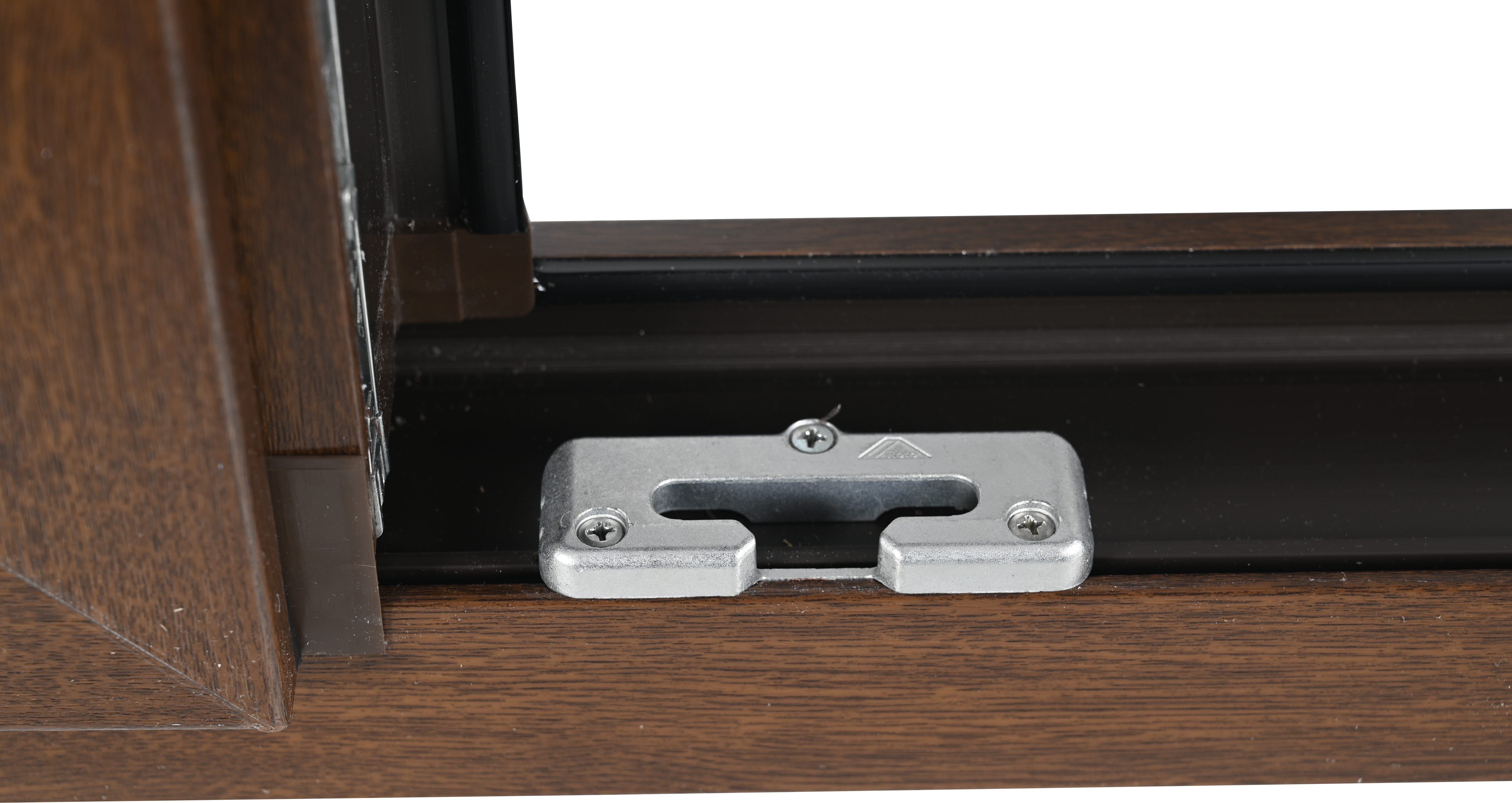 Ventana PVC ISOXA nogal oscilobatiente con persiana de 100X119 cm - 13