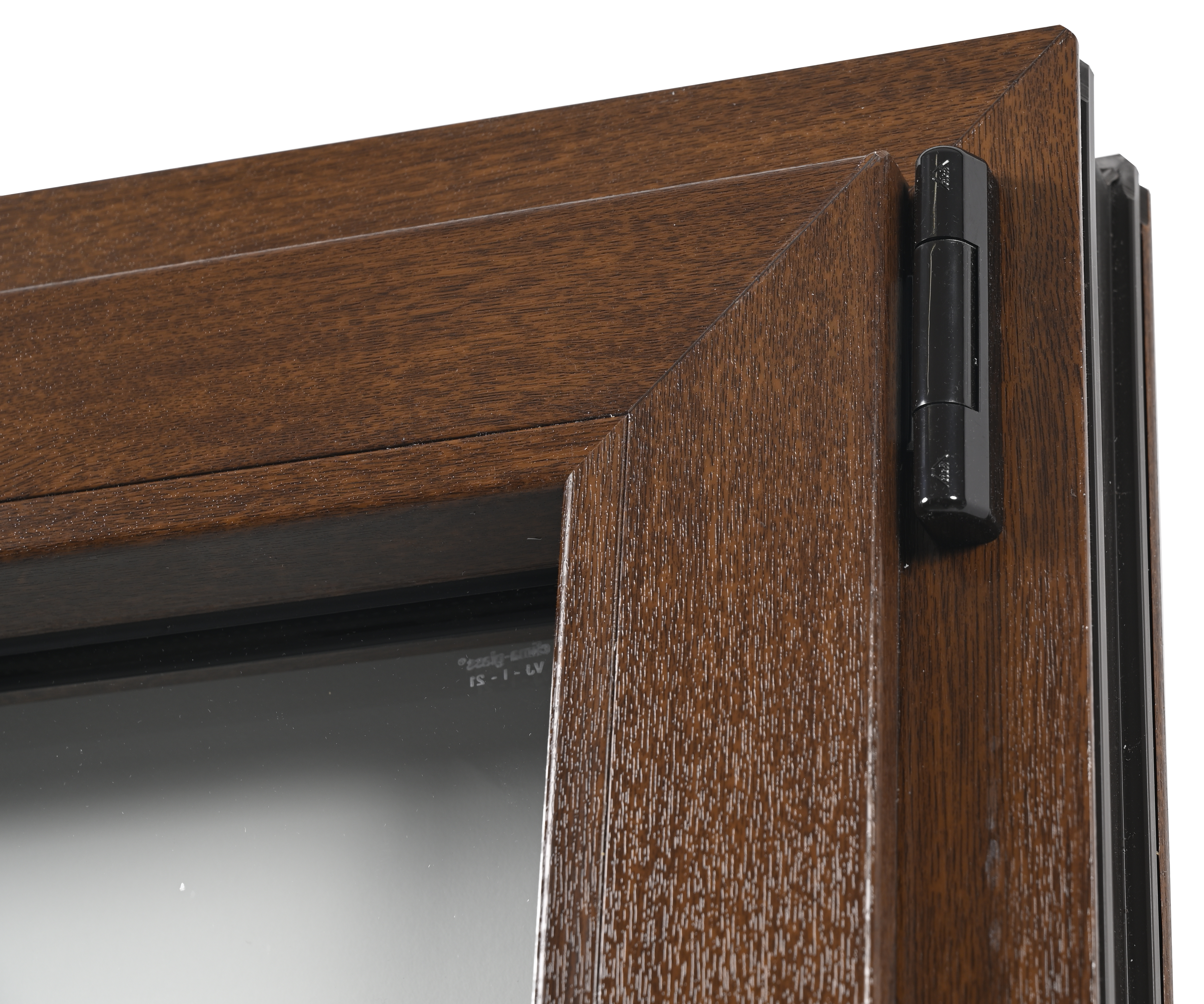 Balconera PVC nogal abatible 90X200 cm - 10