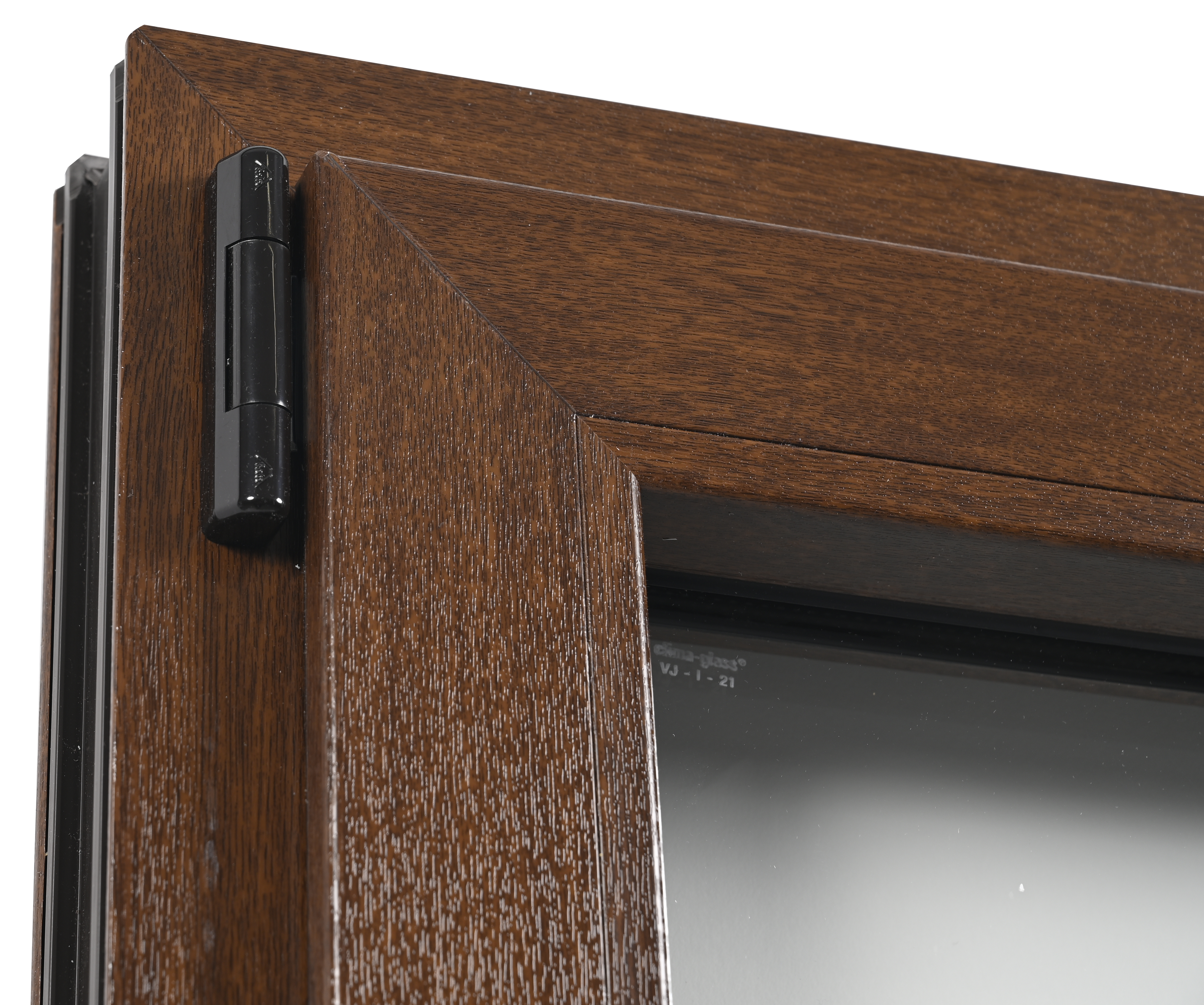 Balconera PVC nogal abatible 90X200 cm - 10