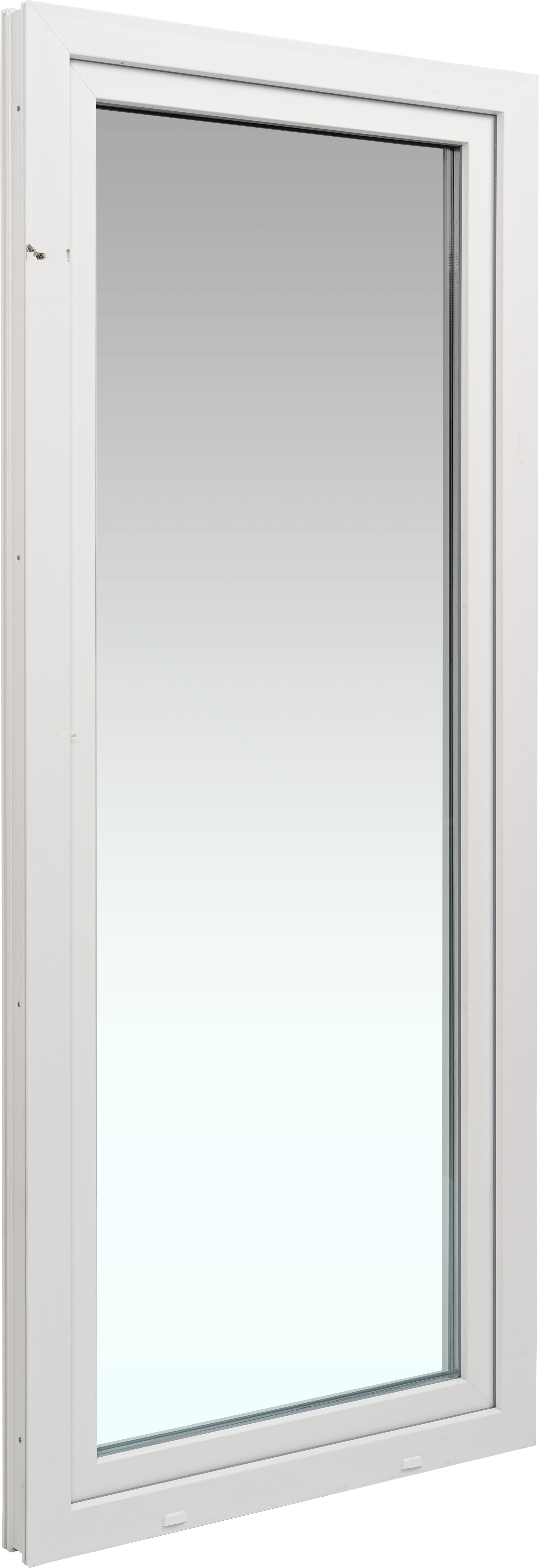 Balconera PVC ISOXA blanca oscilobatiente izquierda 85X210 cm - 5