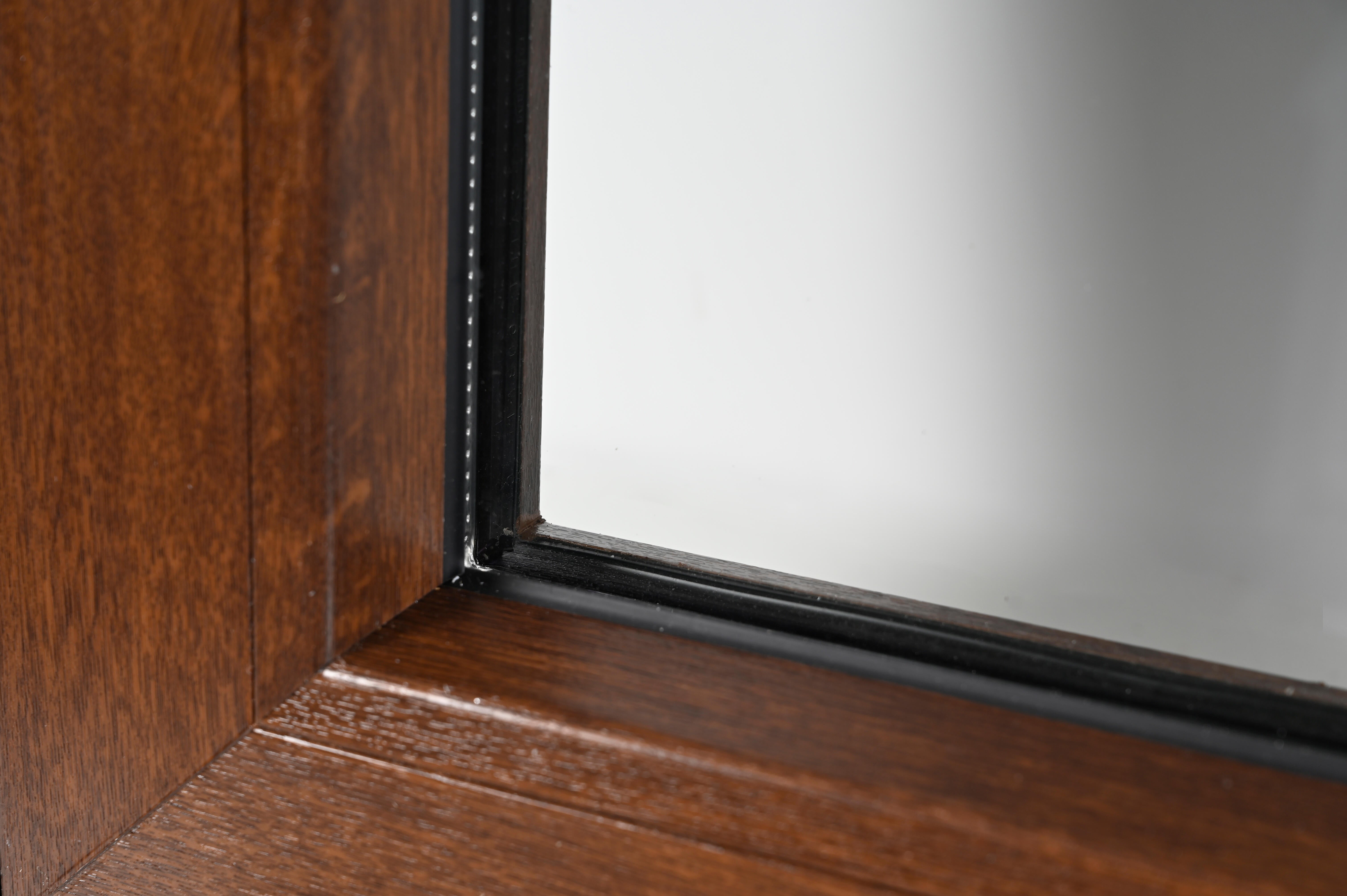 Ventana PVC ISOXA nogal oscilobatiente con persiana de 100X119 cm - 10
