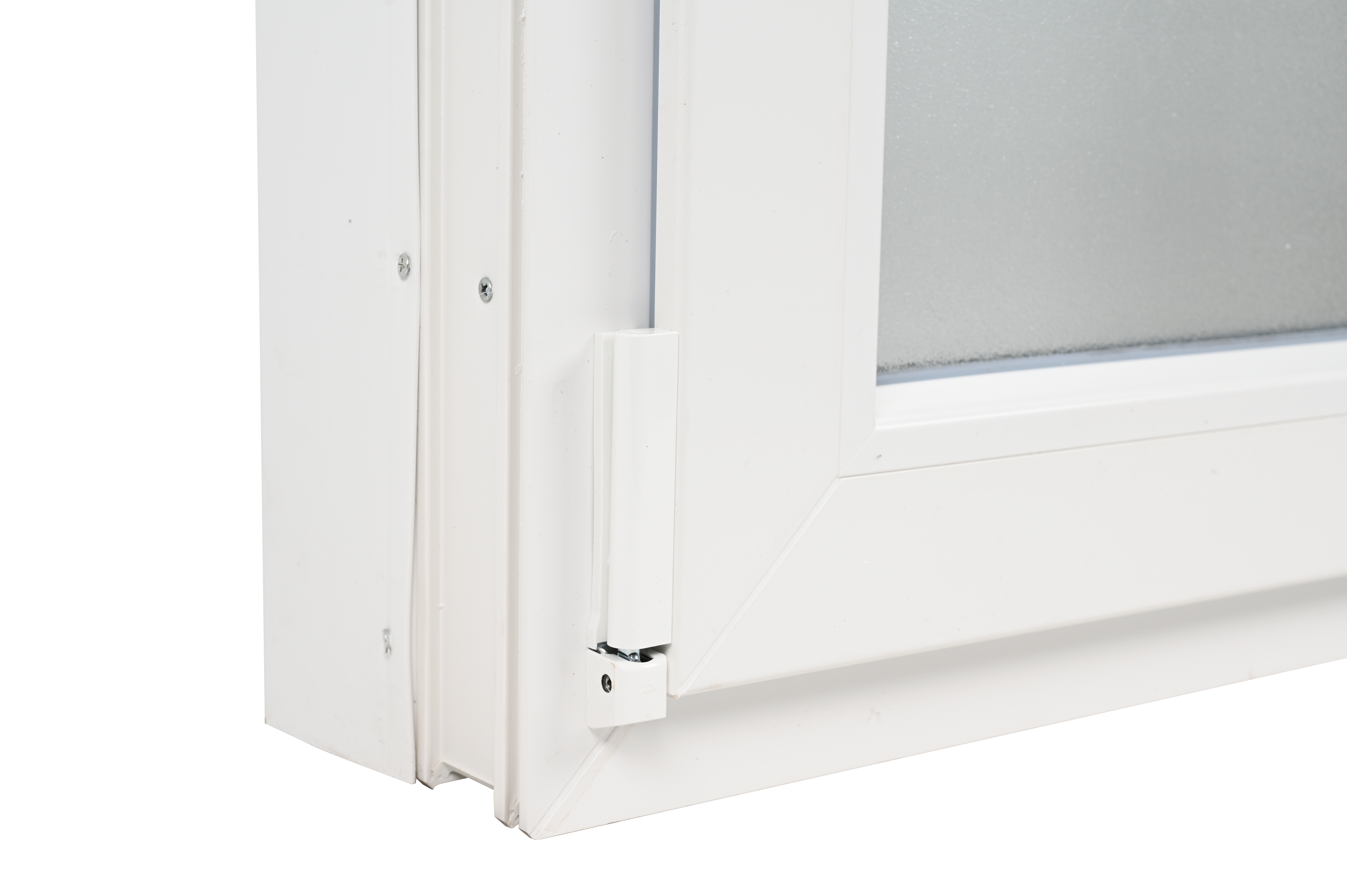 Ventana PVC ISOXA blanca oscilobatiente izquierda con persiana guía mosquitera 60X119 cm - 6