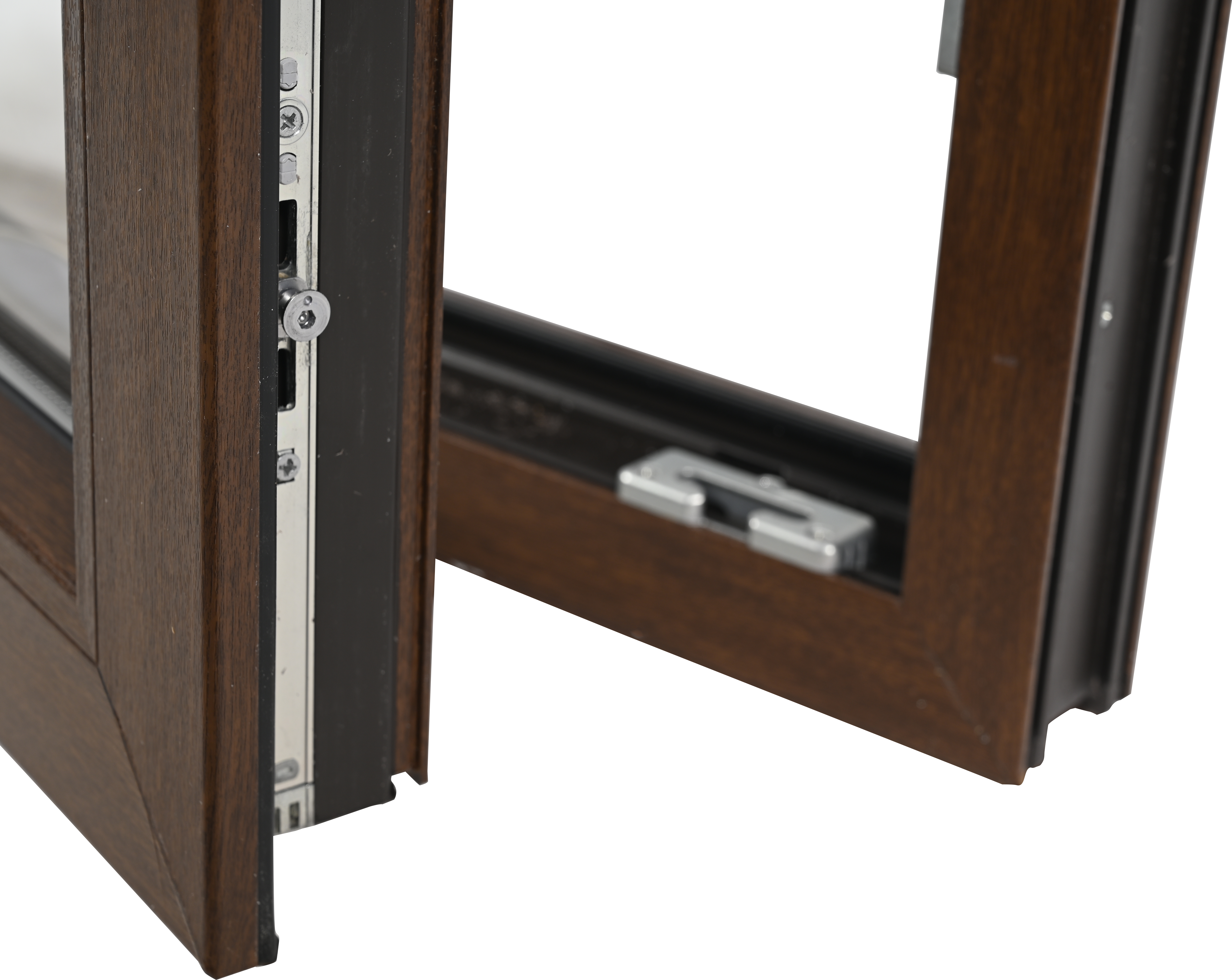 Balconera PVC ARTENS nogal oscilobatiente 85X210 cm - 16