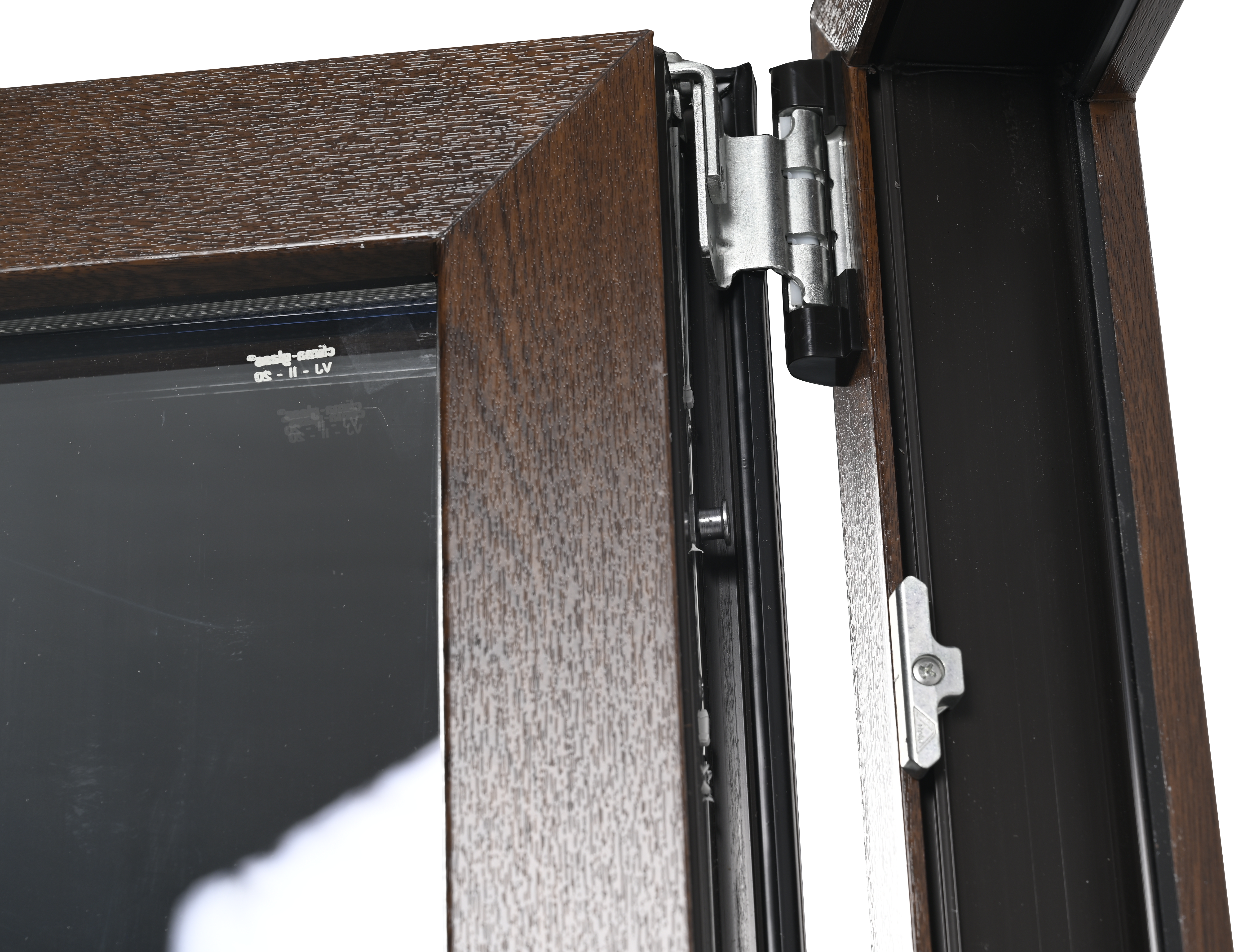 Balconera PVC ARTENS nogal oscilobatiente 85X210 cm - 15