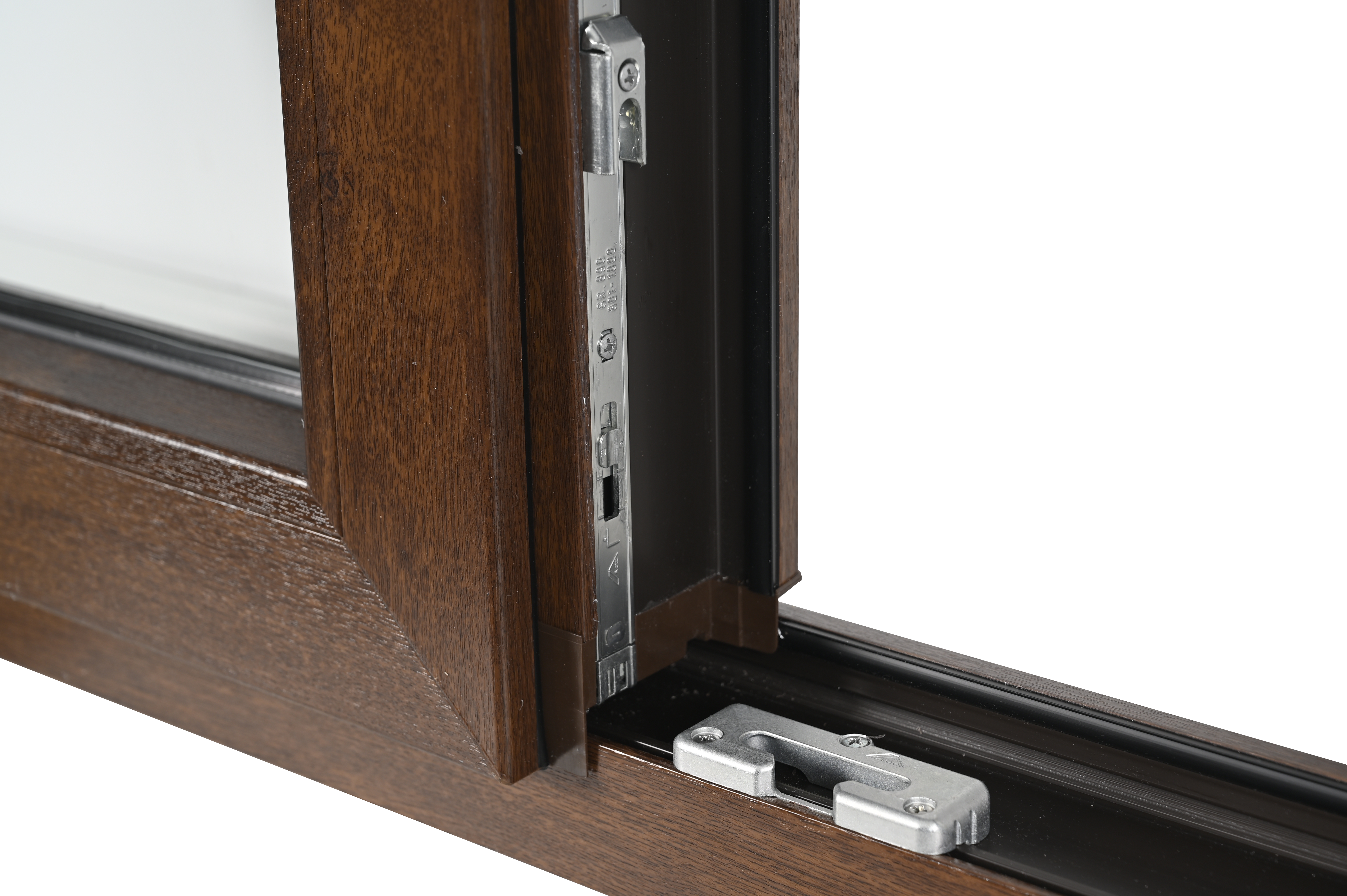 Ventana PVC ISOXA nogal oscilobatiente con persiana de 100X119 cm - 8