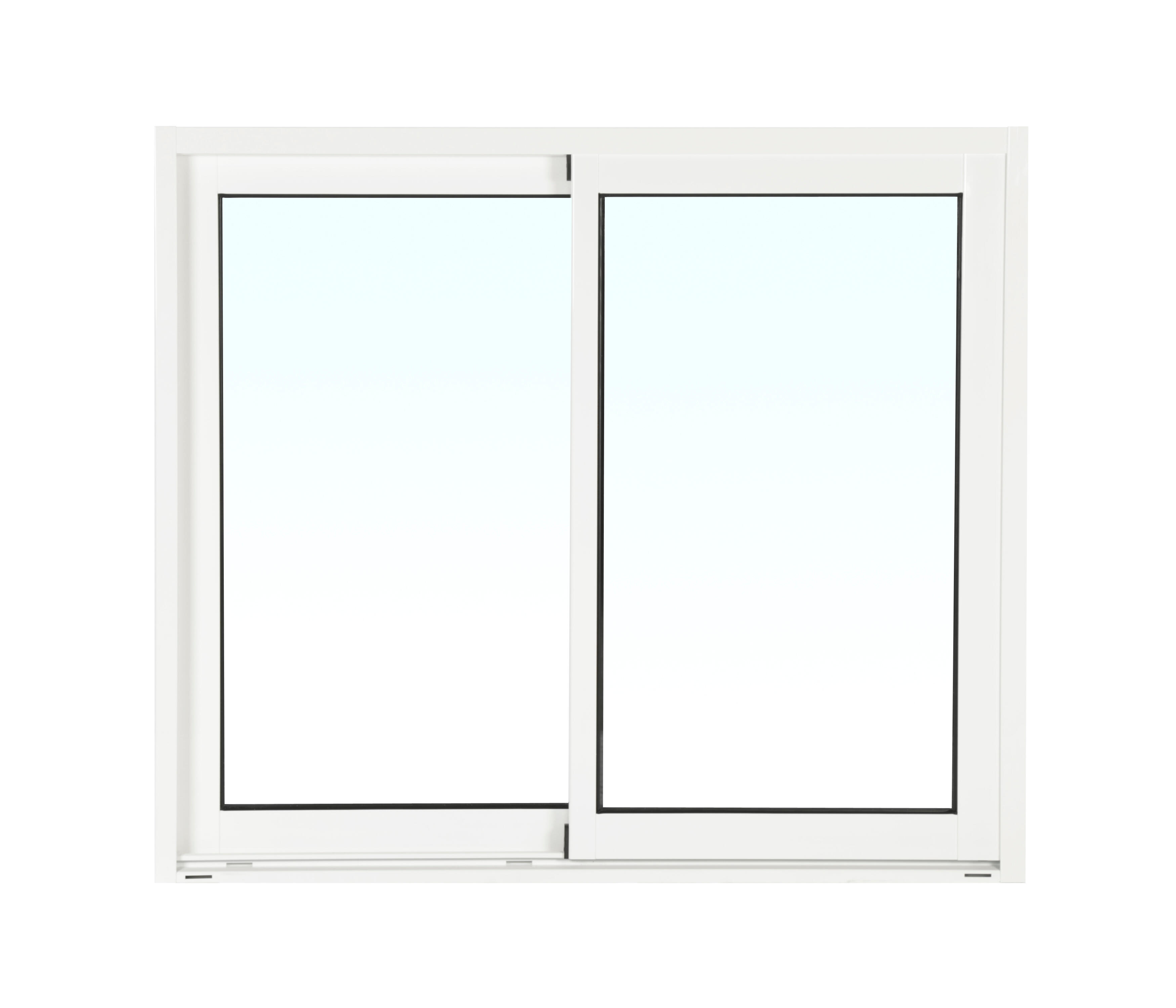 Ventana aluminio ISOXA blanca corredera de 80x60cm - 5
