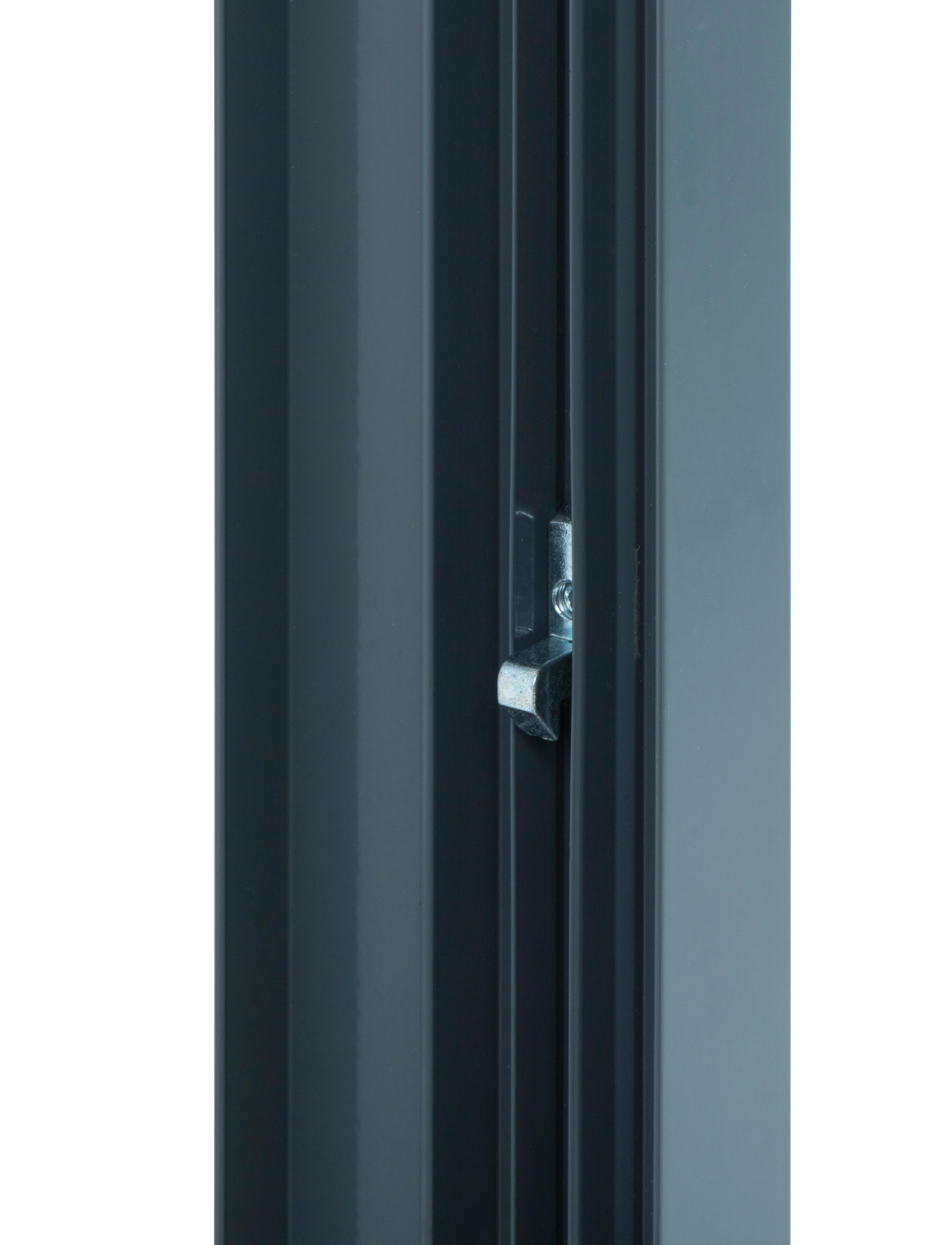 Balconera aluminio ISOXA gris corredera de 130x210cm - 11