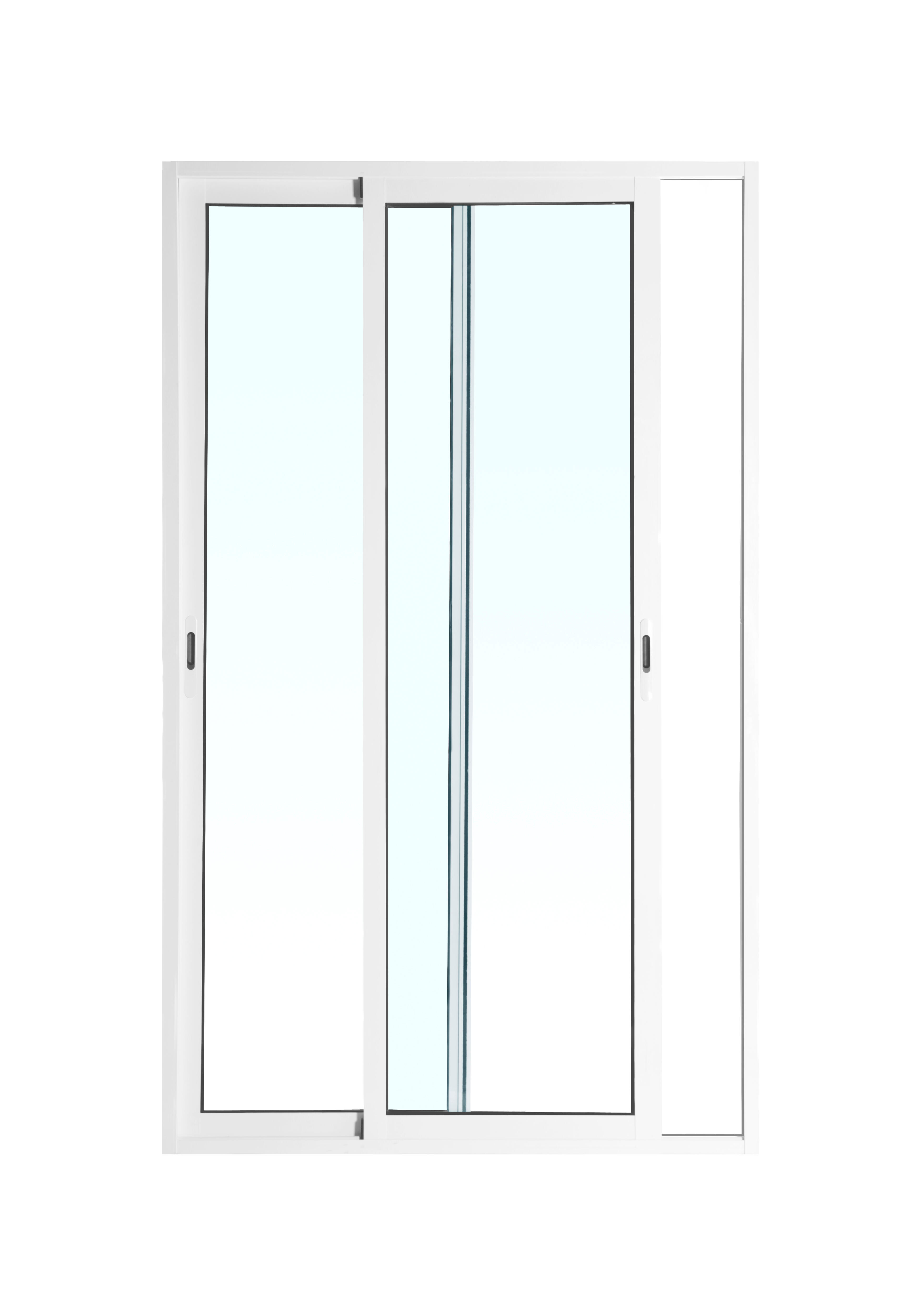 Balconera aluminio ISOXA blanca corredera de 120x210cm - 5