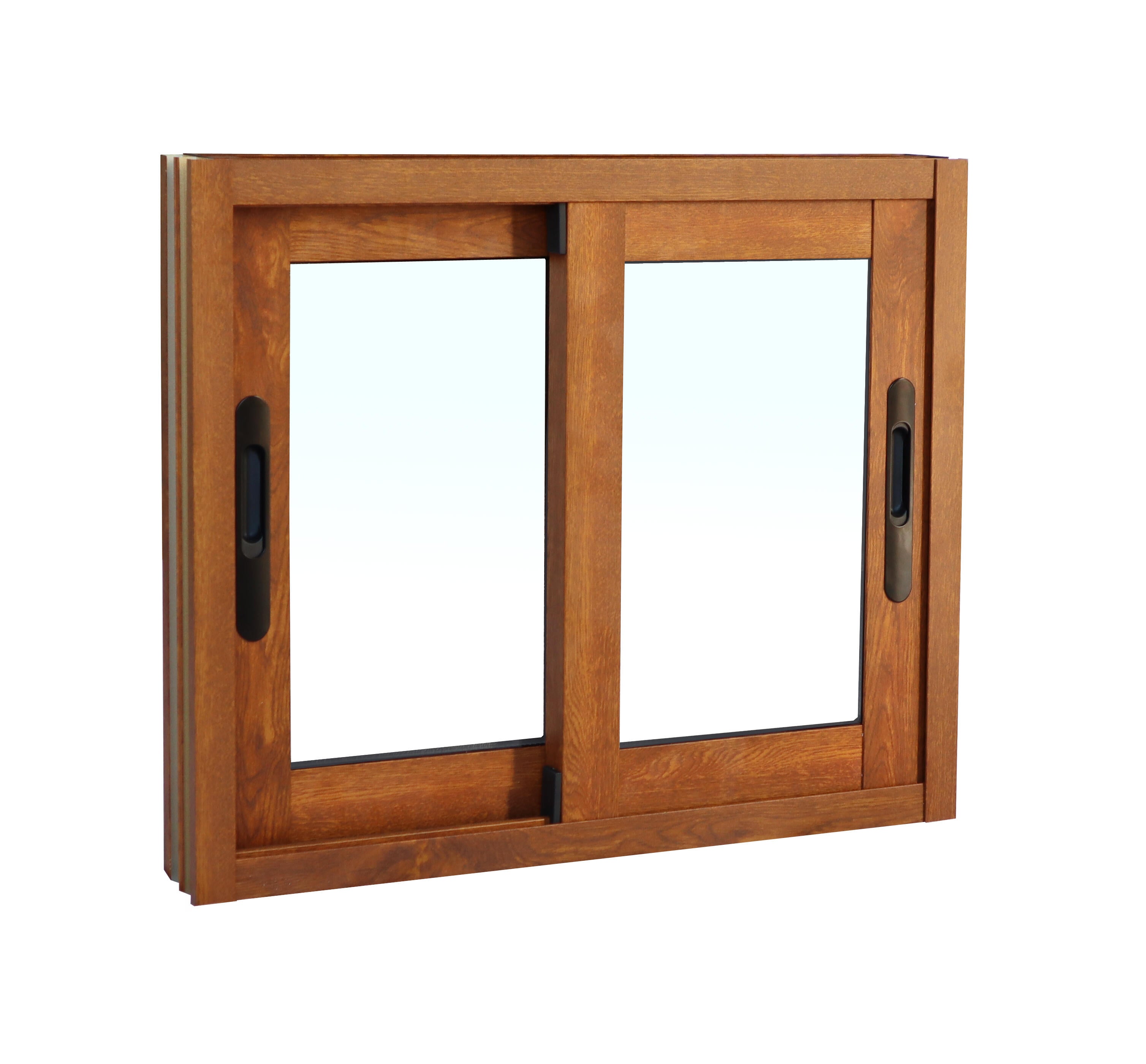 Ventana aluminio ISOXA roble corredera de 60x50cm - 6