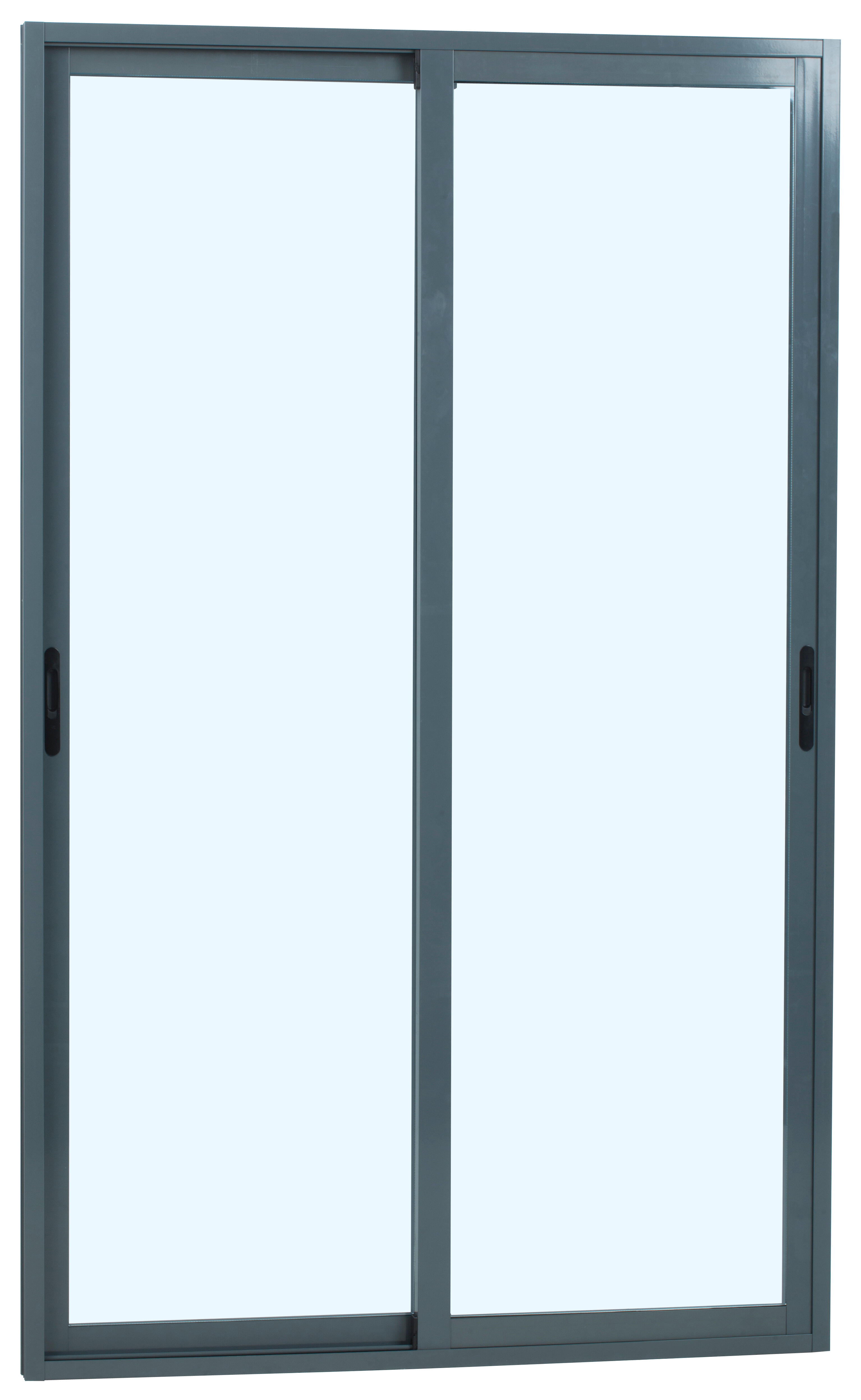 Balconera aluminio ISOXA gris corredera de 130x210cm - 4