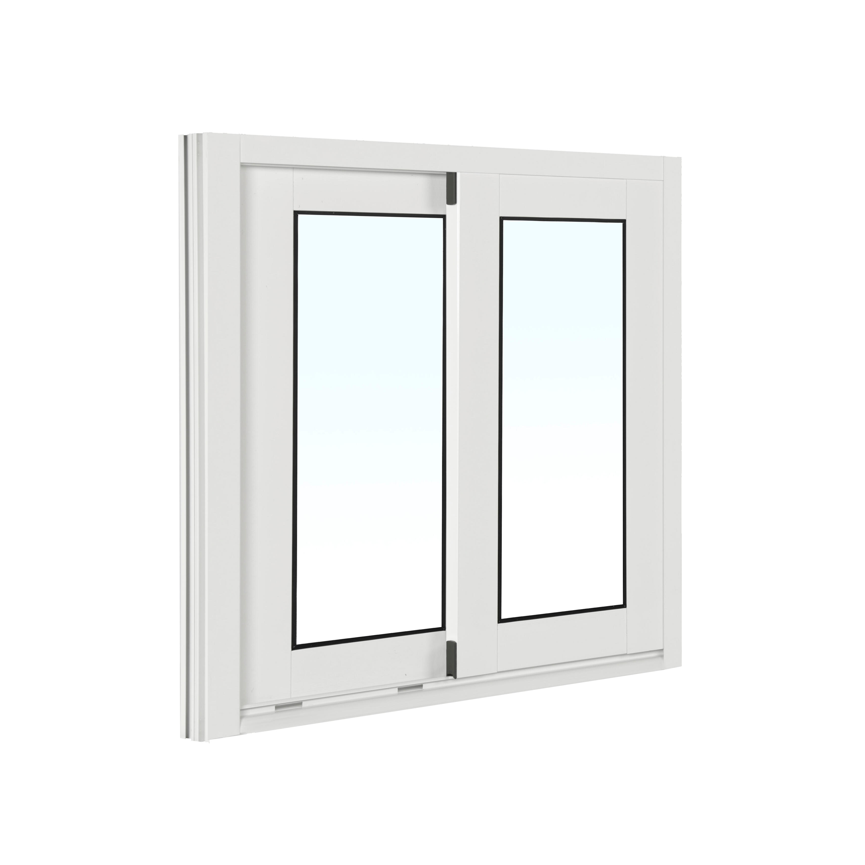 Ventana aluminio ISOXA blanca corredera de 50x60cm - 4