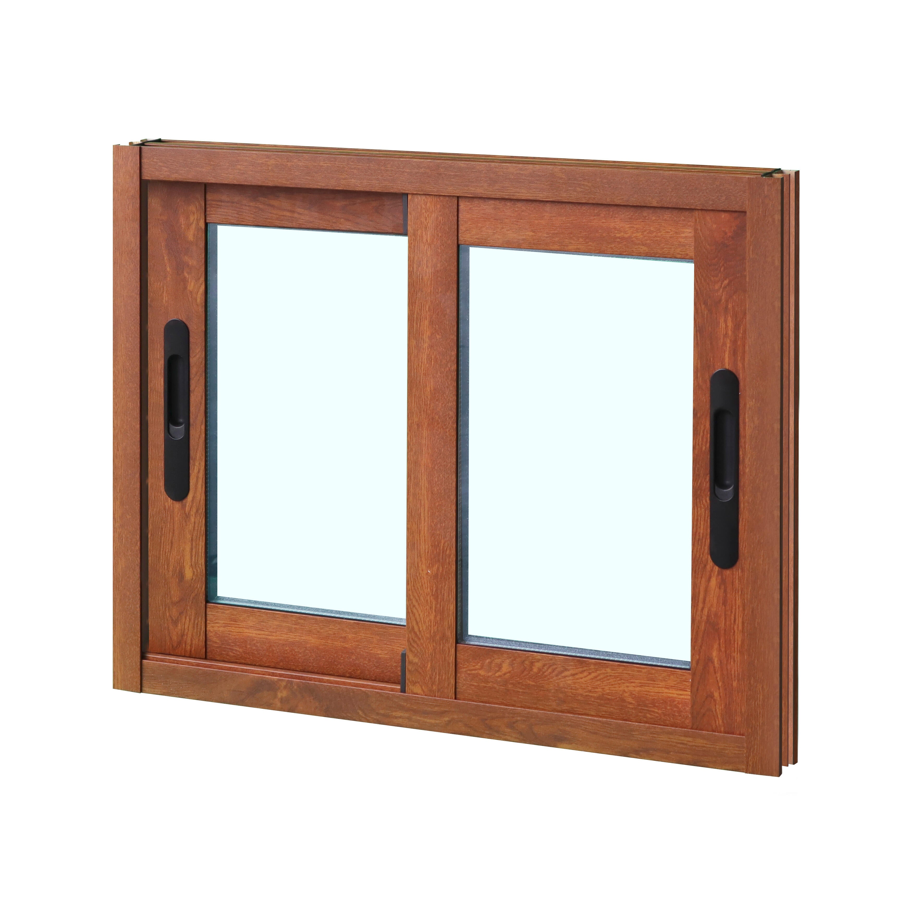 Ventana aluminio ISOXA roble corredera de 60x50cm - 5