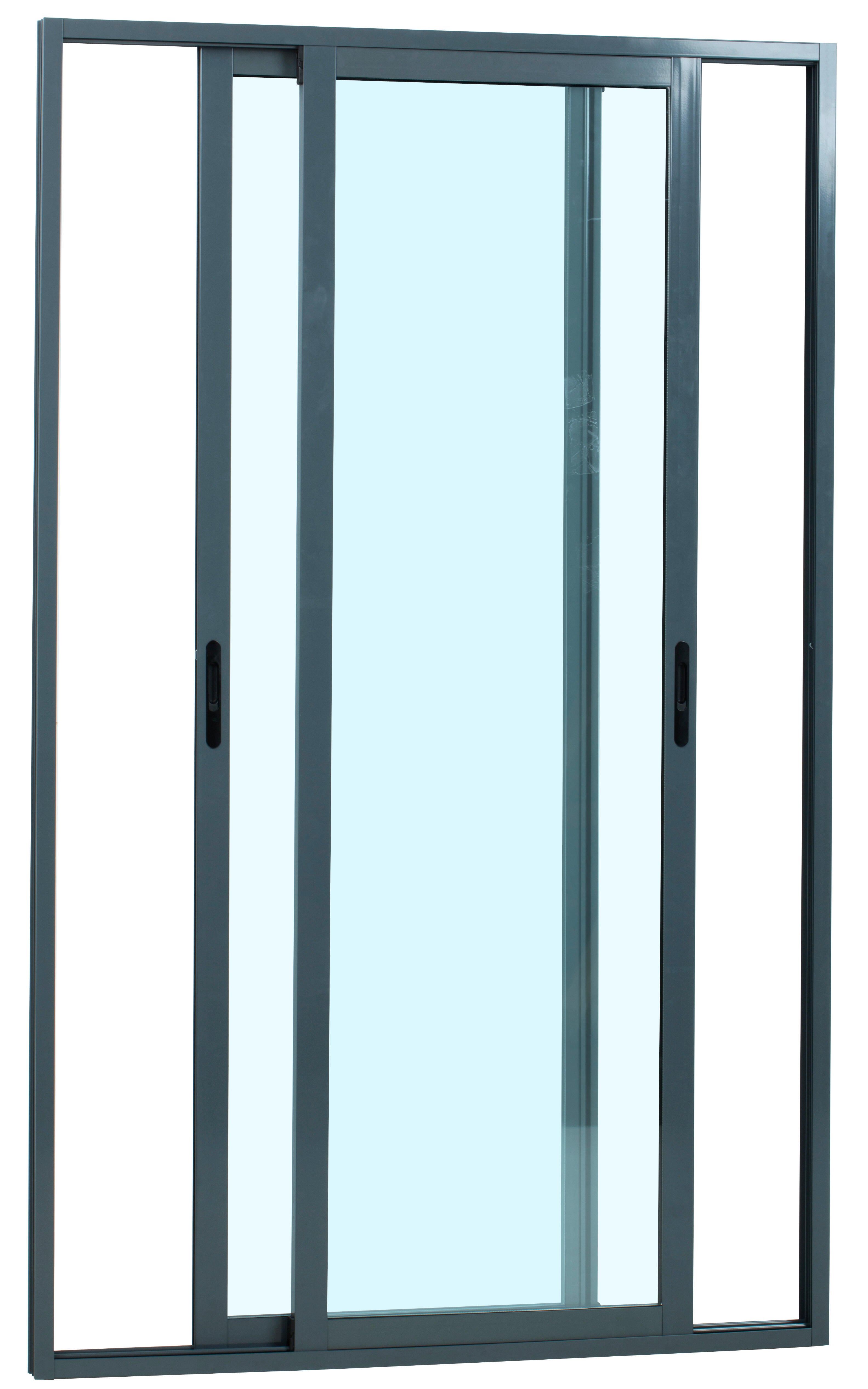 Balconera aluminio ISOXA gris corredera de 130x210cm - 3