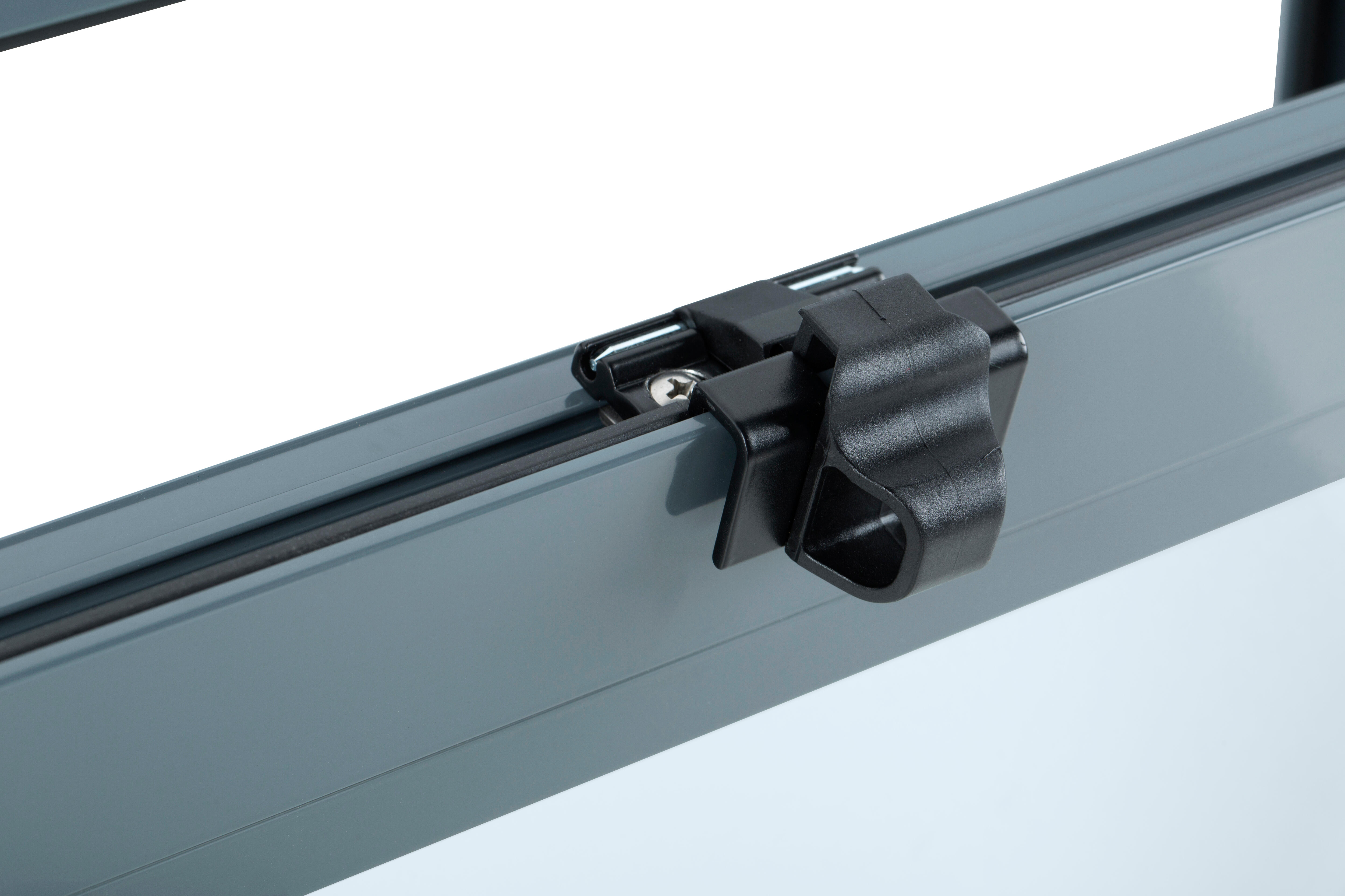 Ventana basculante aluminio gris Isoxa 50x60cm doble acristalamiento 4/8/4 translucido - 12