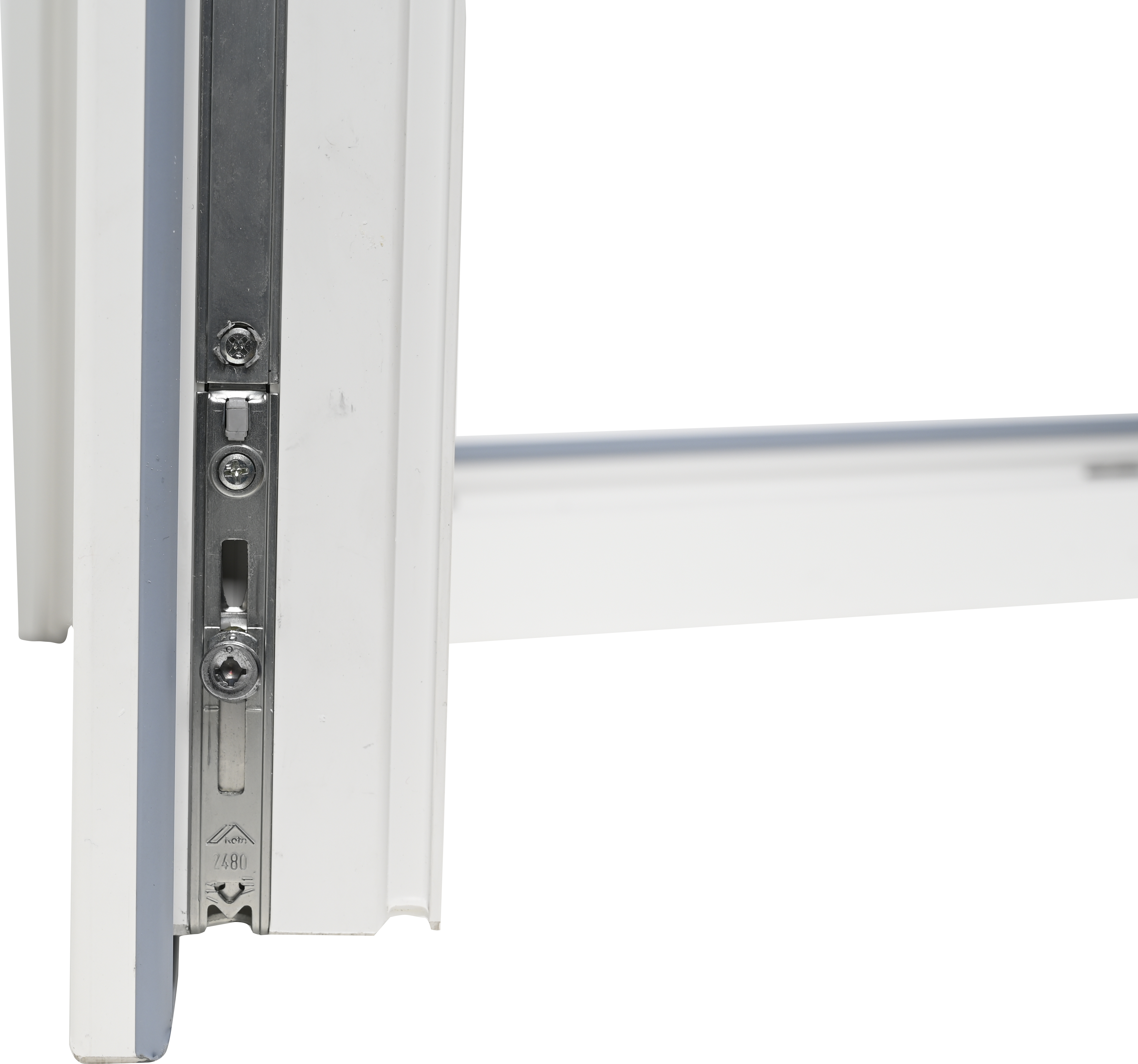Ventana PVC blanca oscilobatiente con persiana de 60X115 cm - 14