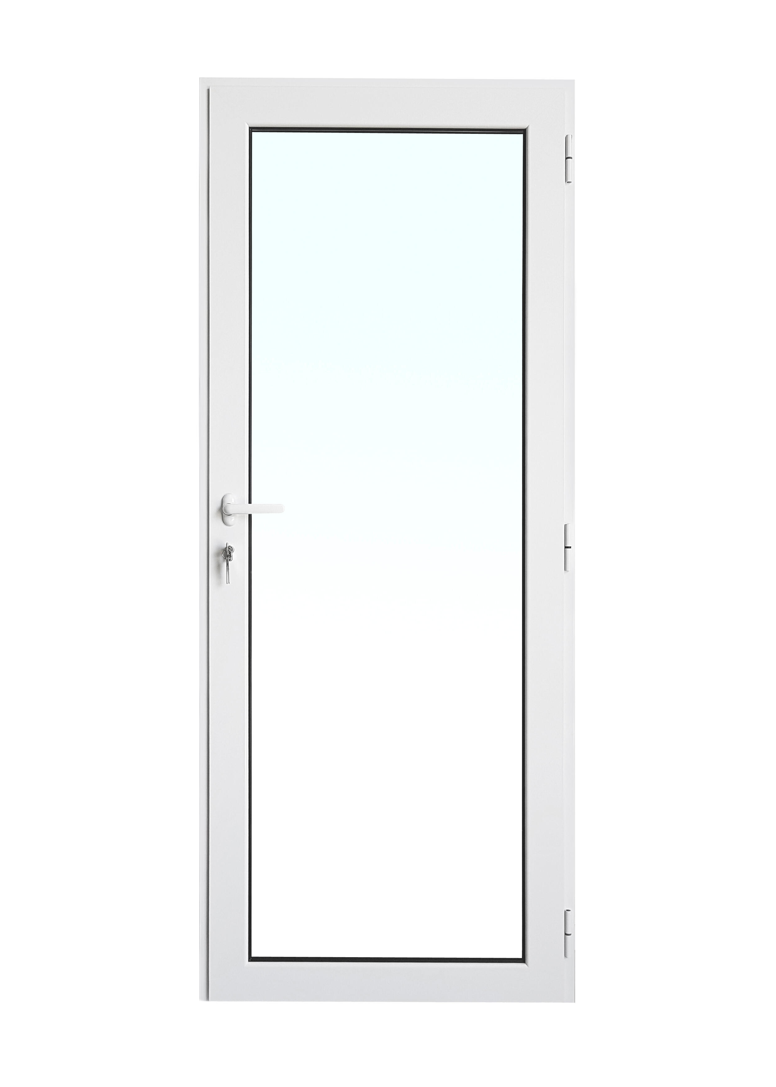 Puerta aluminio ISOXA practicable de apertura derecha de 80x210cm - 2