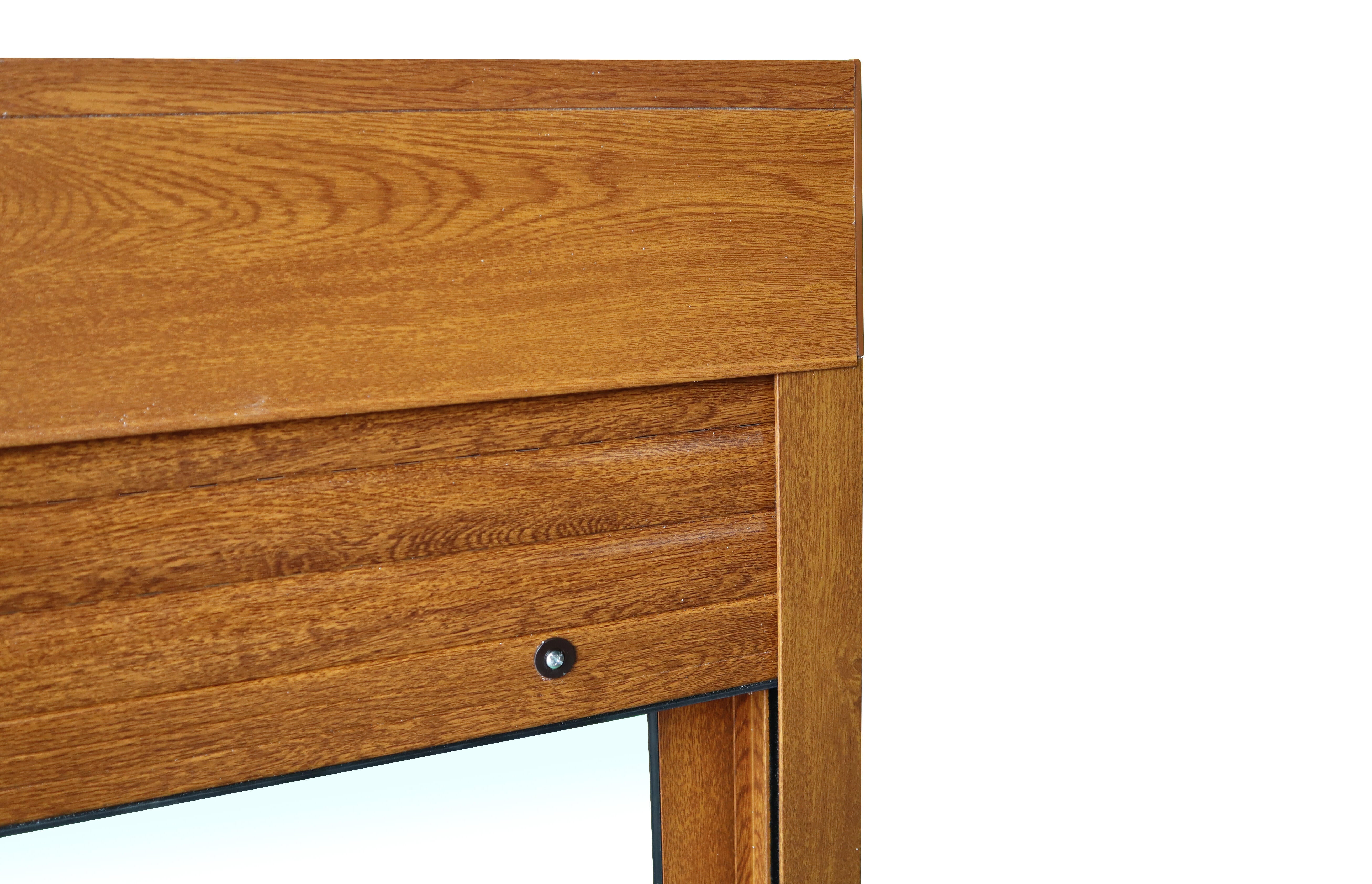Ventana aluminio ISOXA roble corredera con persiana de 100x115cm - 13