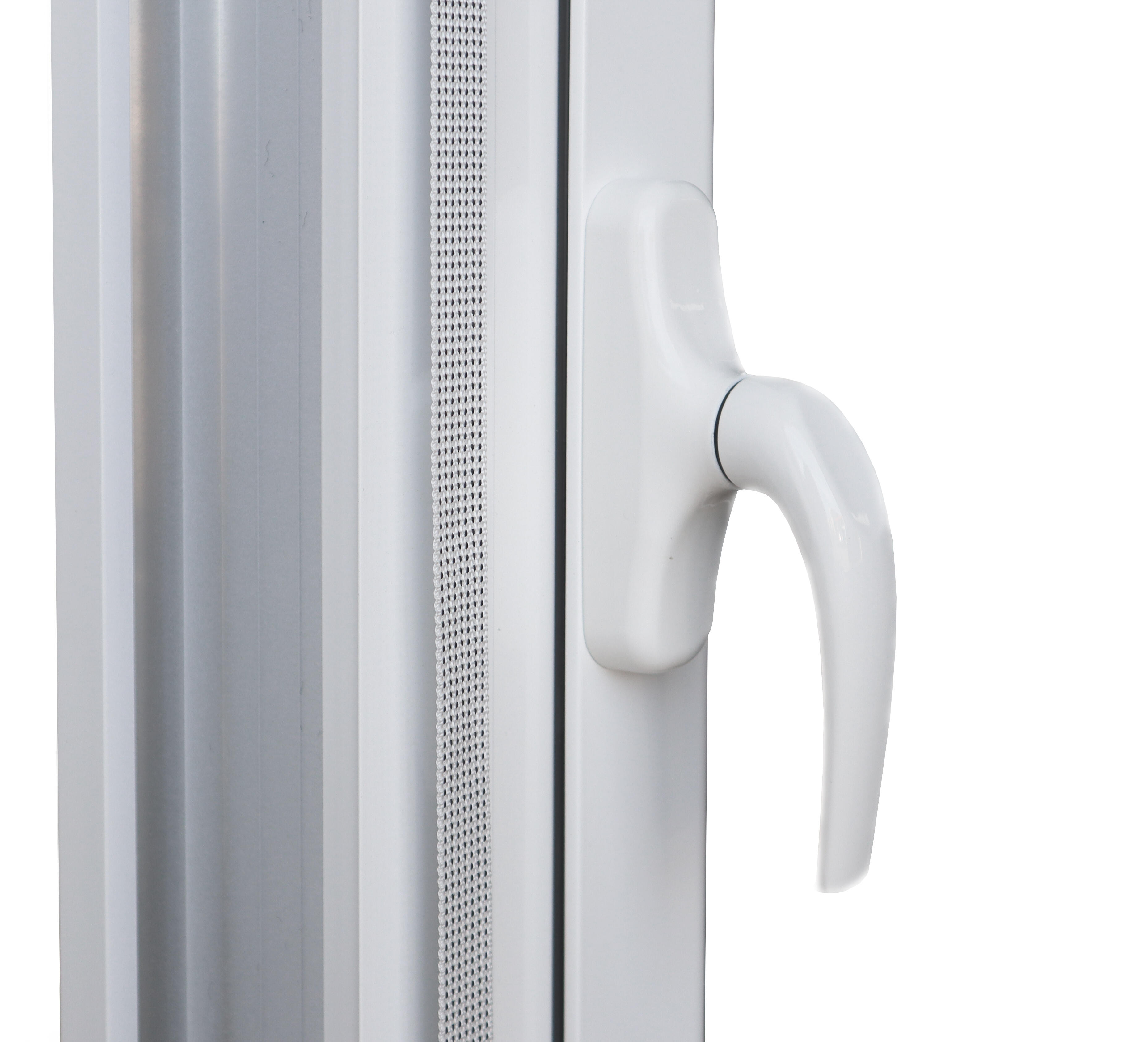 Balconera aluminio ISOXA blanca practicable con persiana de 160x229cm - 9