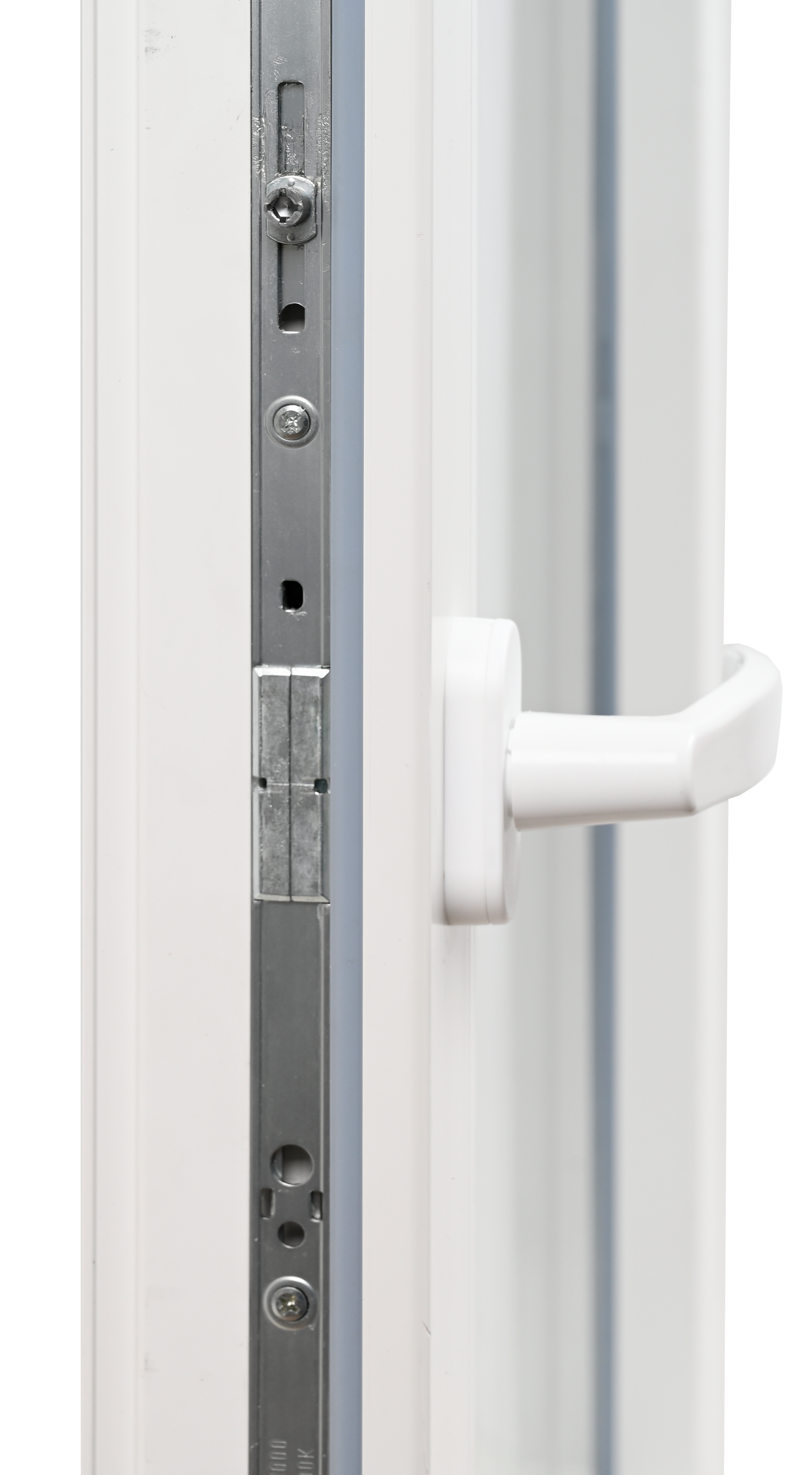 Ventana PVC blanca oscilobatiente con persiana de 75X125 cm - 5