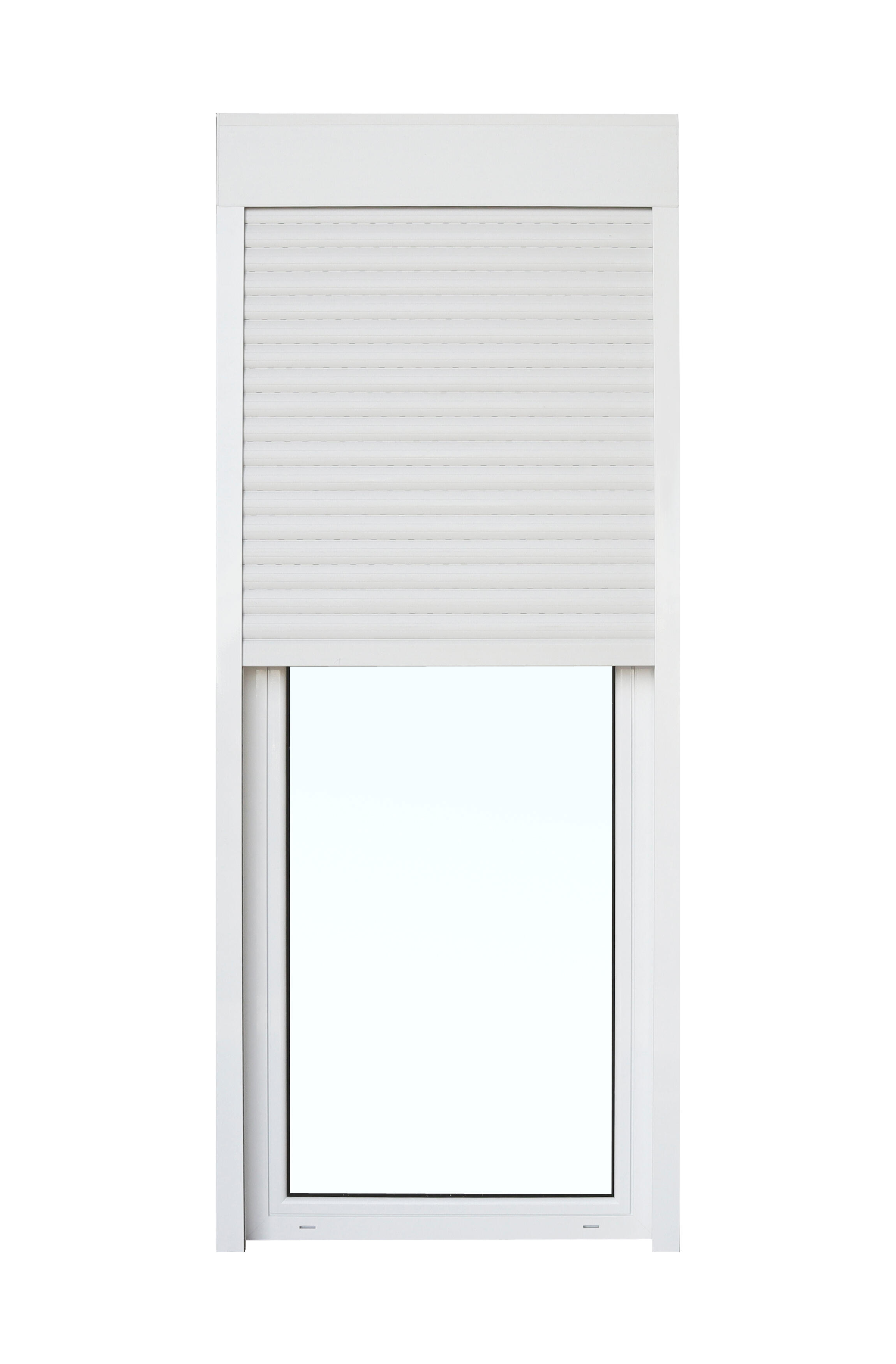 Balconera aluminio ISOXA practicable con persiana derecha de 90x229cm - 5