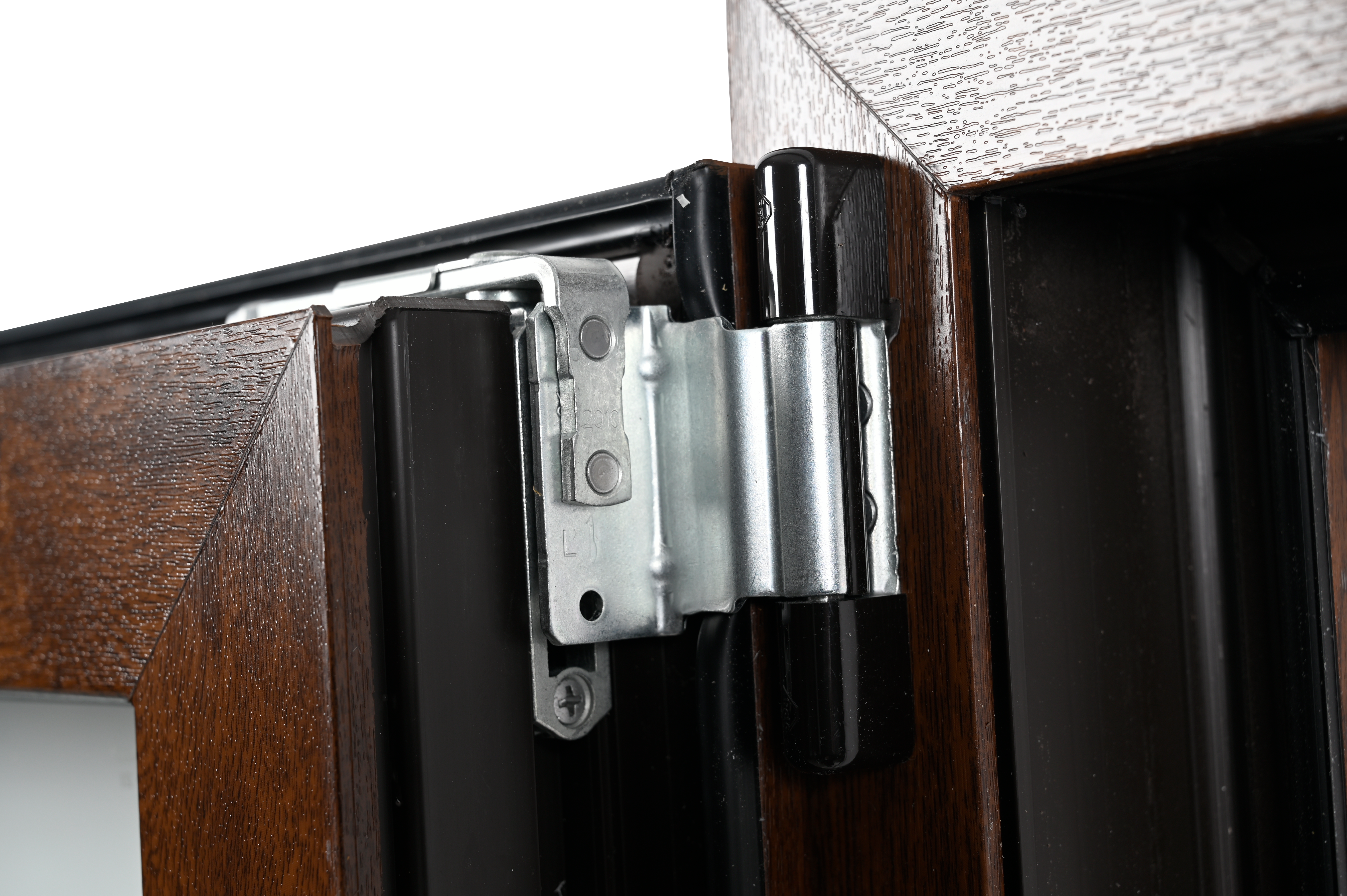 Porta janela de PVC BATENTE 90X200CM NOGUEIRA ESQUERDA - 6
