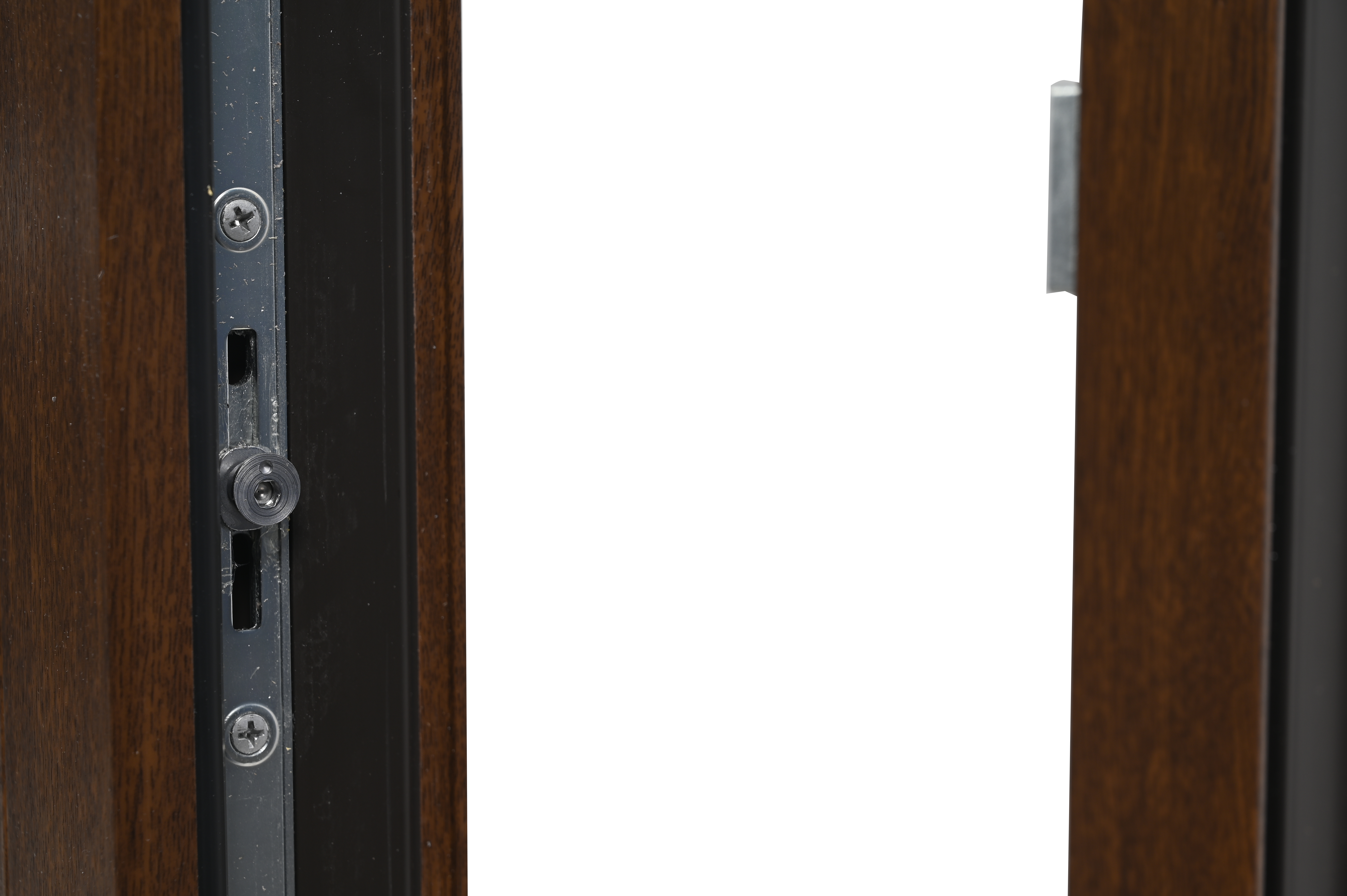 Balconera PVC nogal abatible 90X200 cm - 5