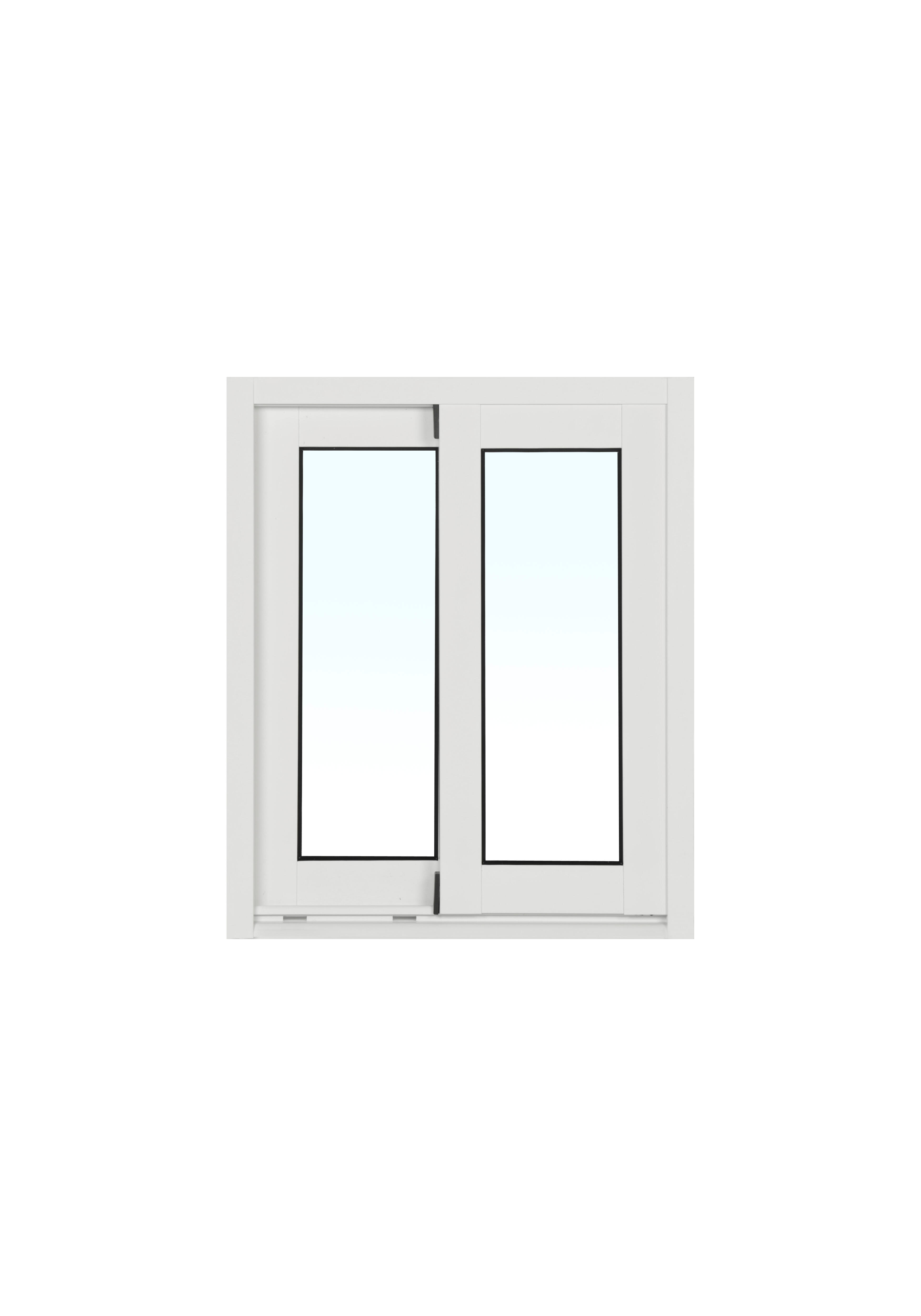 Ventana aluminio ISOXA blanca corredera de 60x50cm - 3