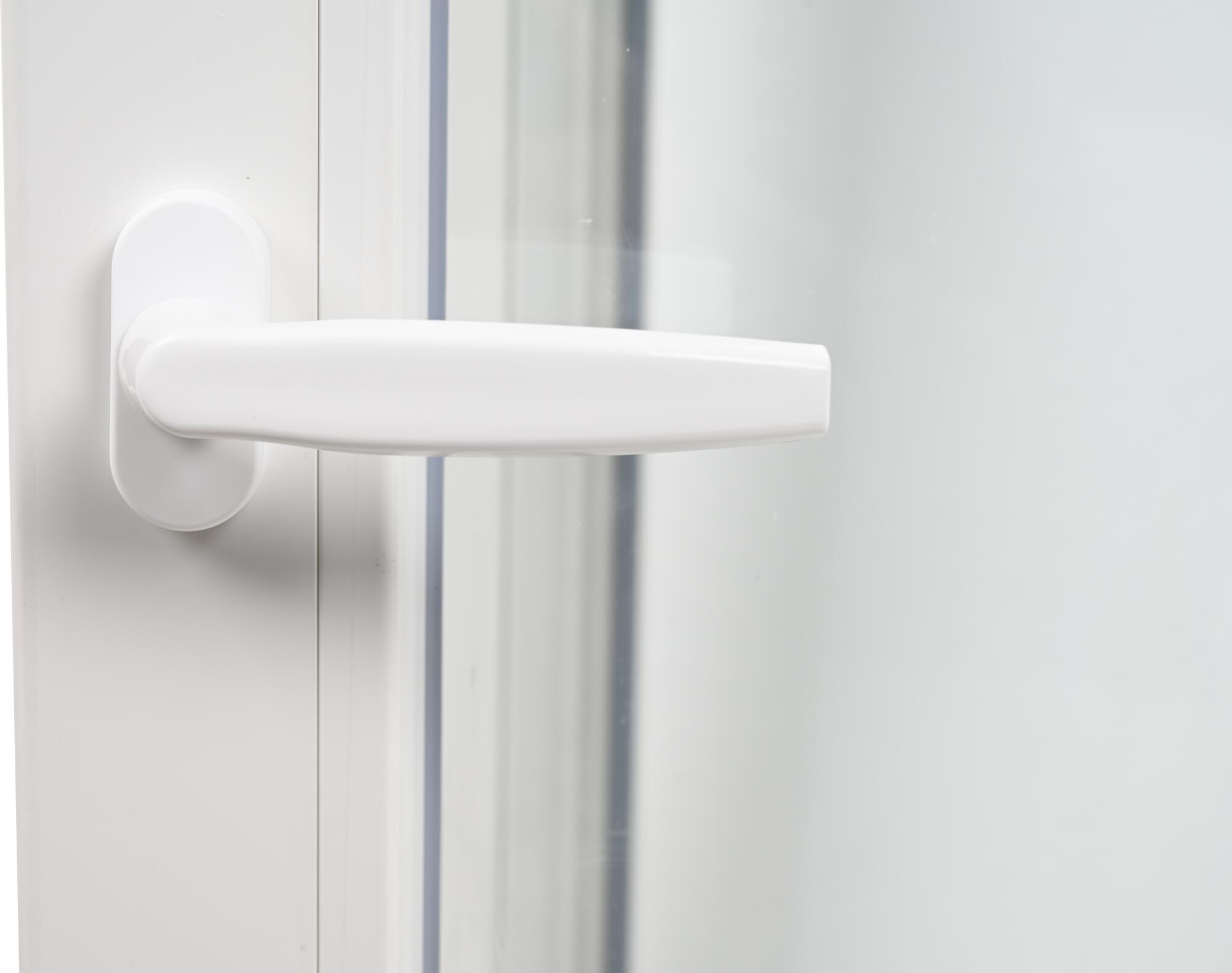 Balconera PVC ISOXA blanca oscilobatiente derecha 85X210 cm - 10