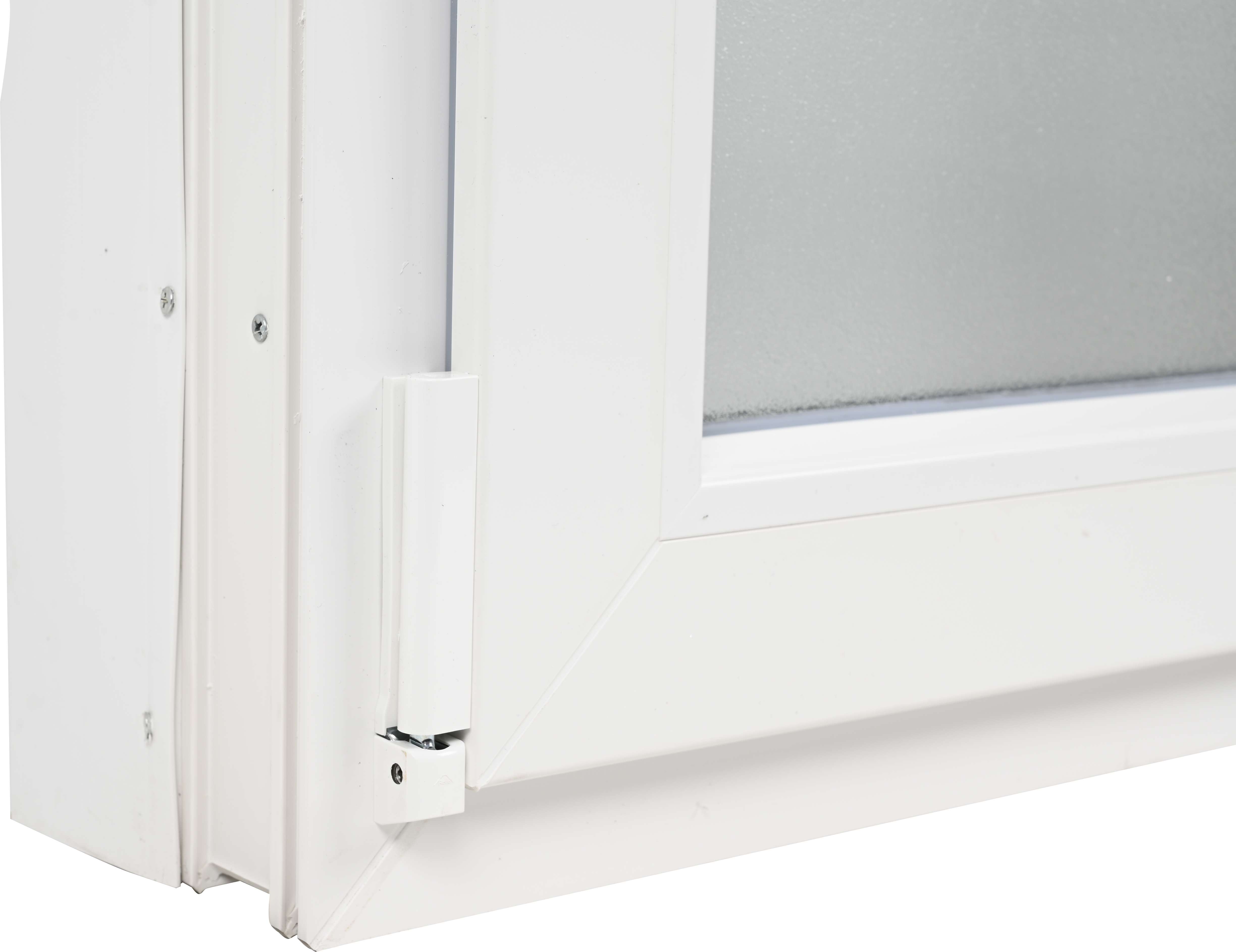 Balconera PVC ISOXA blanca oscilobatiente izquierda 85X210 cm - 8