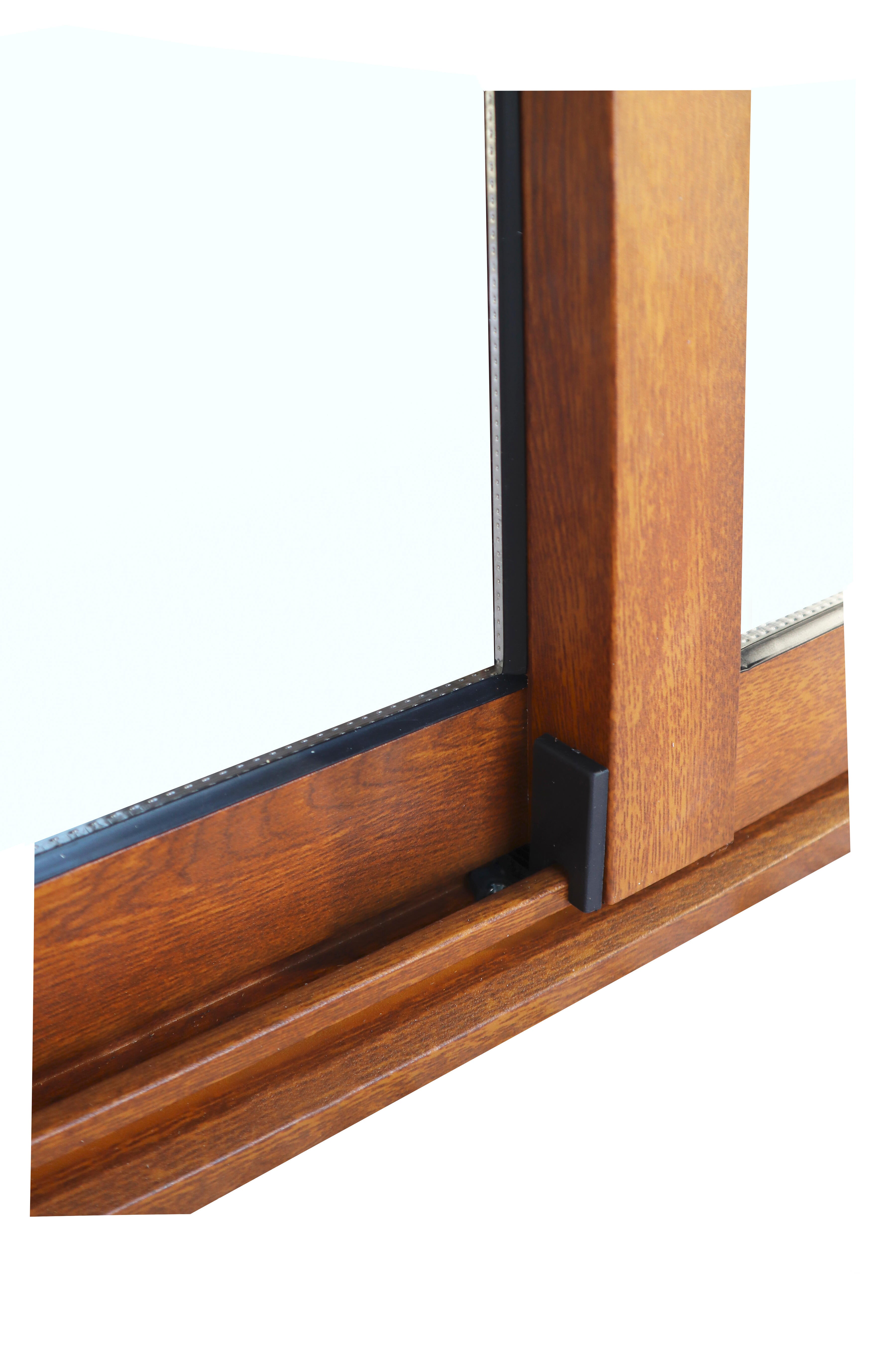 Ventana aluminio ISOXA roble corredera de 60x50cm - 10