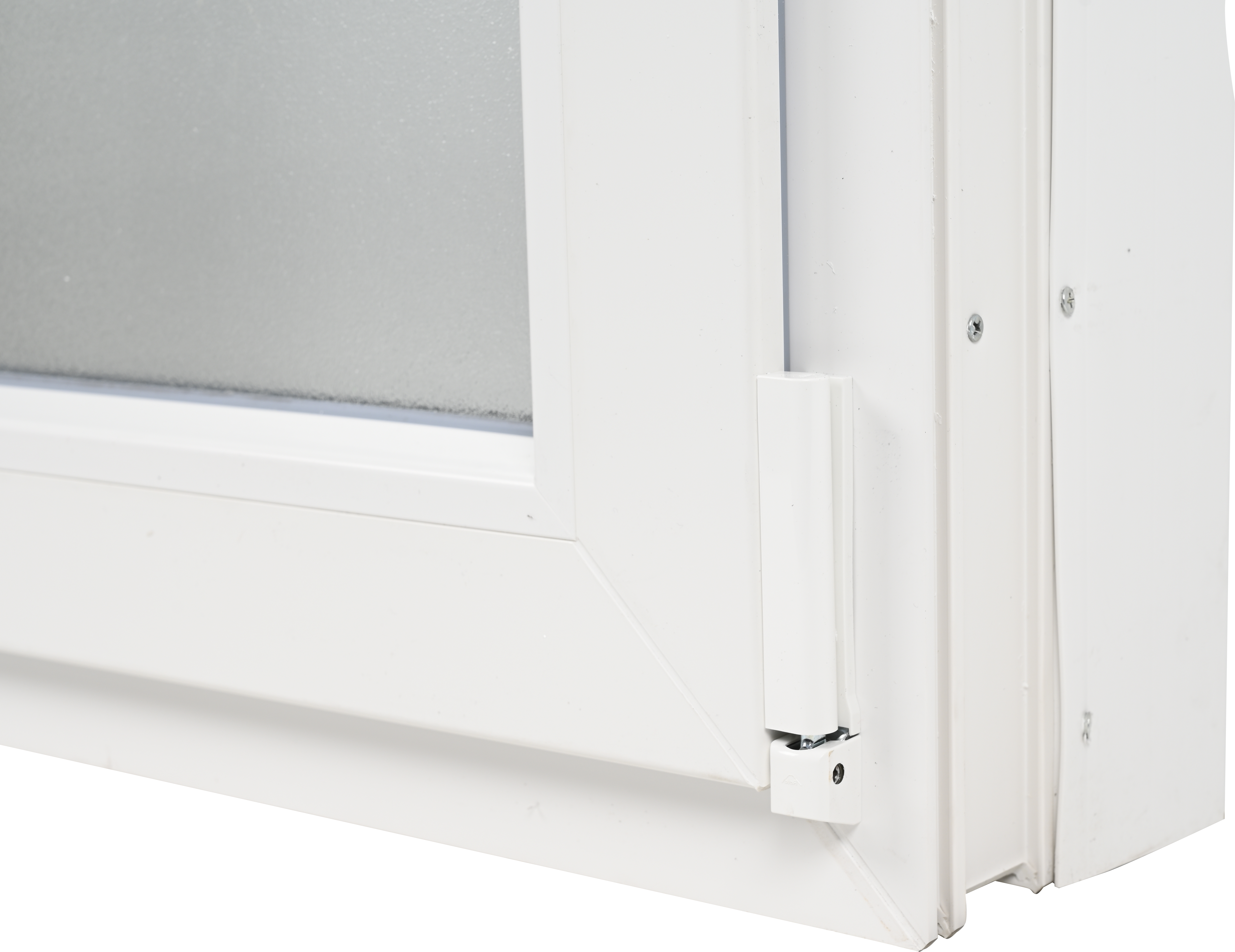 Balconera PVC ISOXA blanca oscilobatiente derecha 85X210 cm - 6