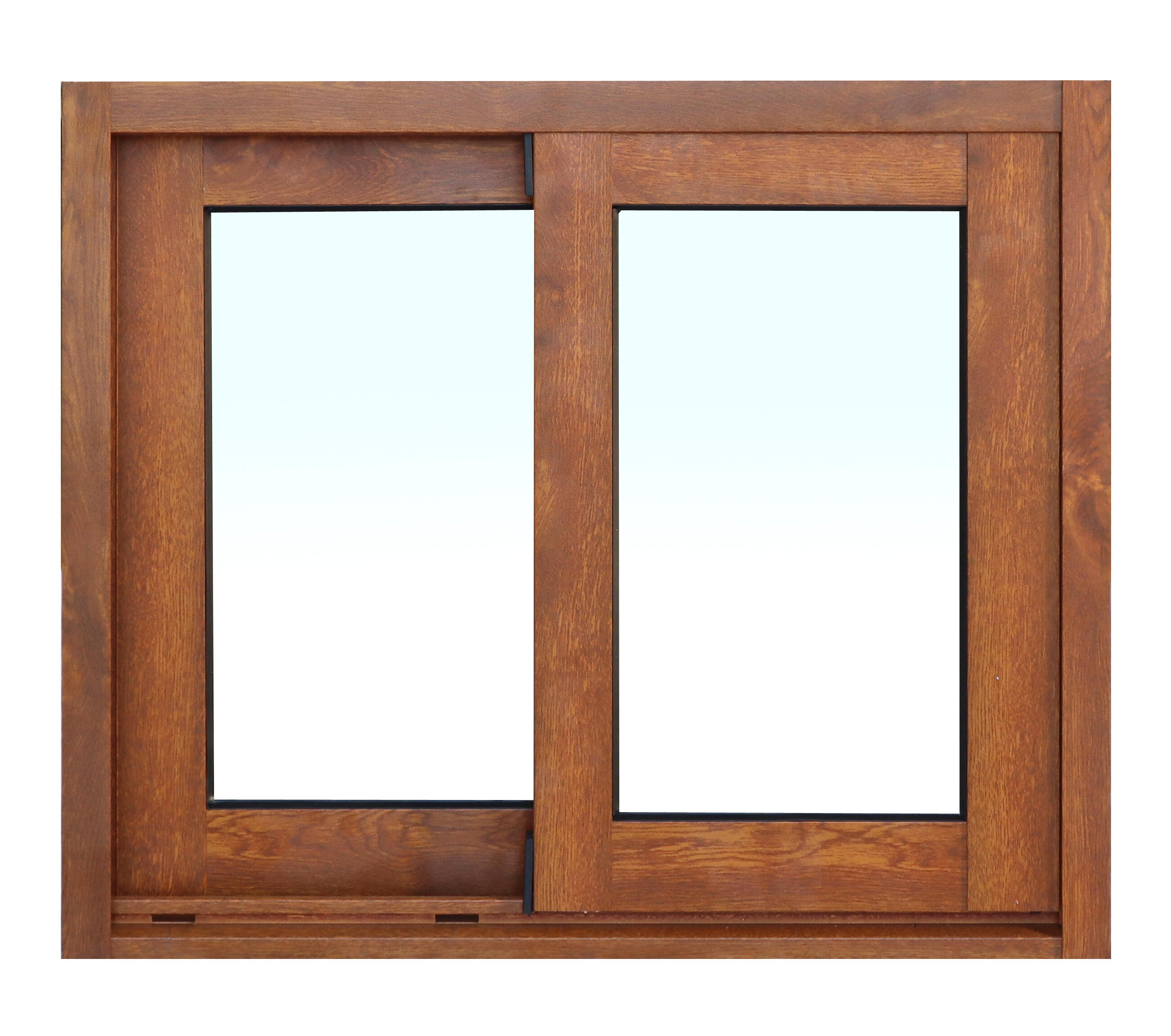 Ventana aluminio ISOXA roble corredera de 60x50cm - 3