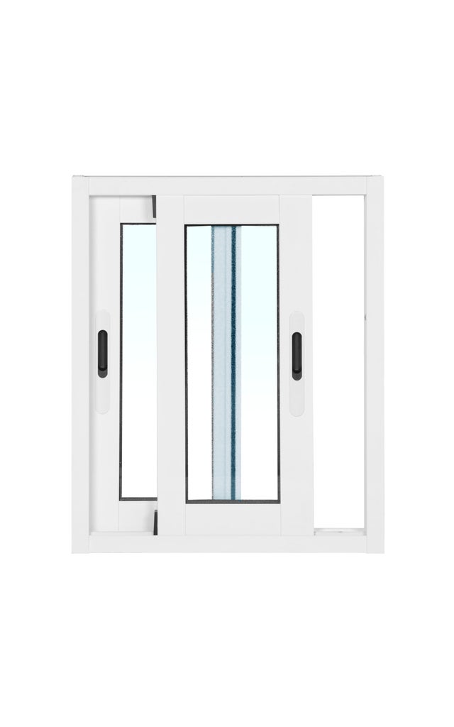 Ventana aluminio ISOXA blanca corredera de 60x50cm