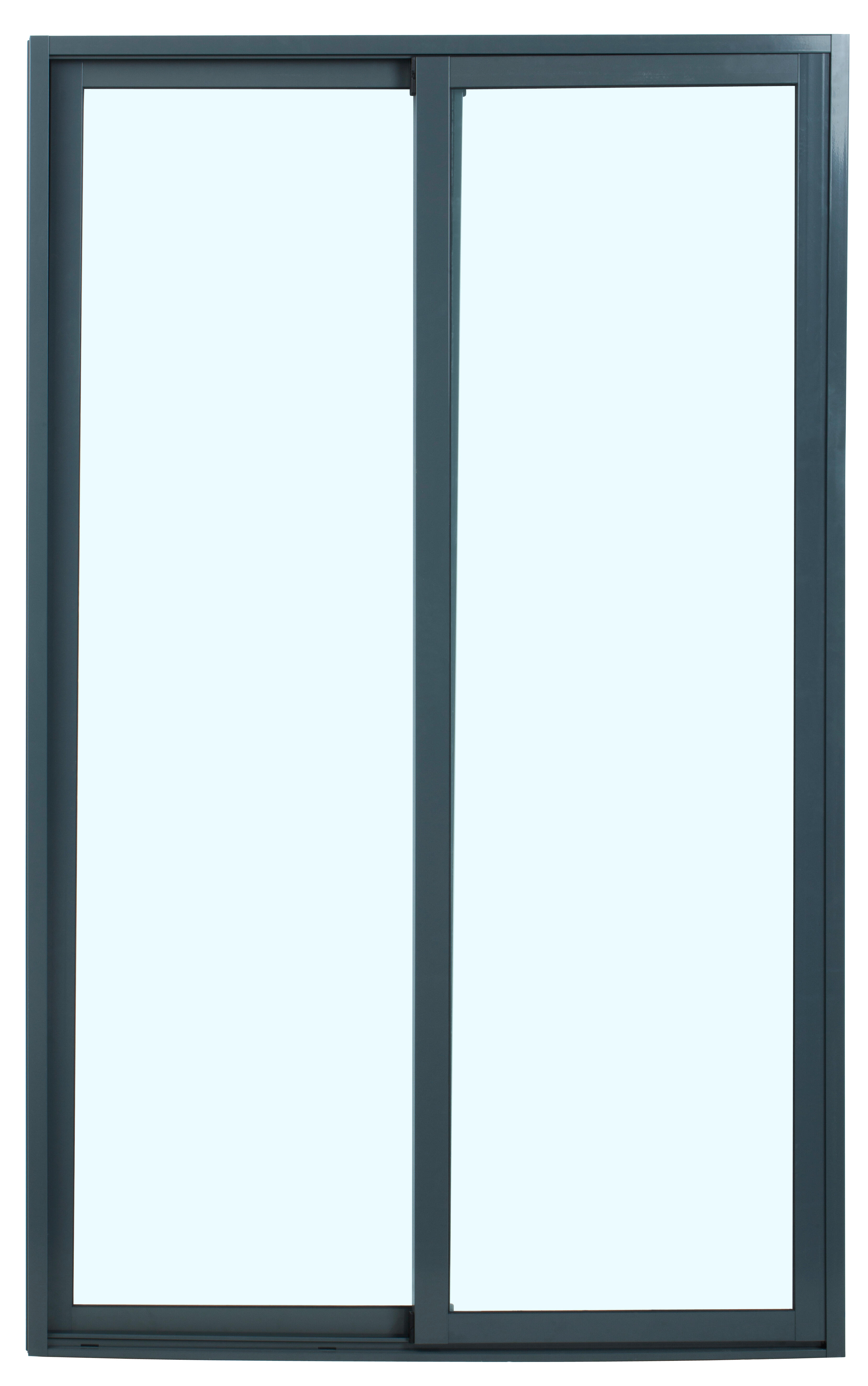 Balconera aluminio ISOXA gris corredera de 130x210cm - 2