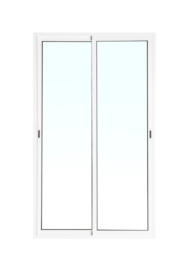 Balconera aluminio ARTENS blanca corredera de 150x210cm