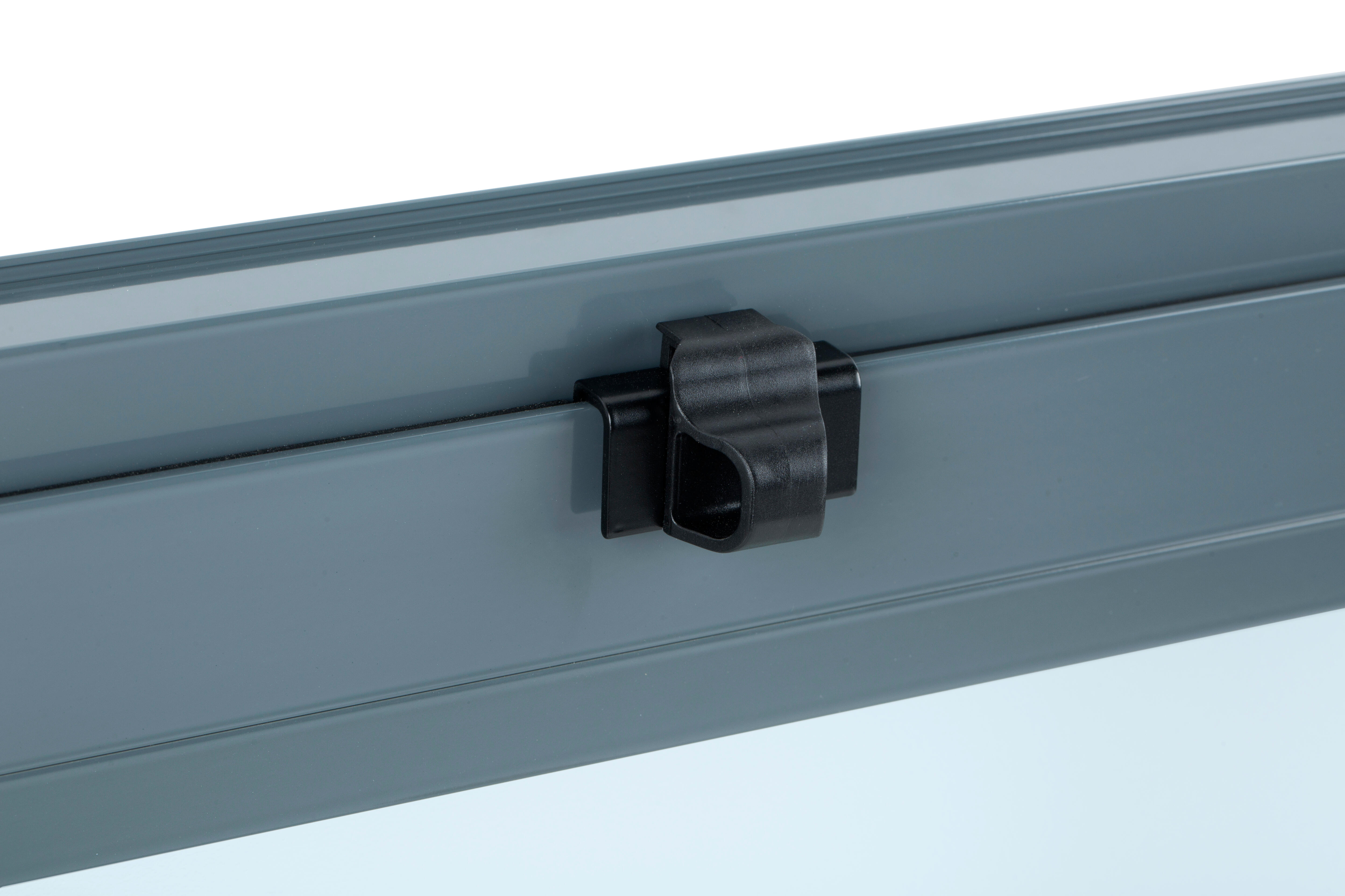 Ventana basculante aluminio gris Isoxa 50x60cm doble acristalamiento 4/8/4 translucido - 10