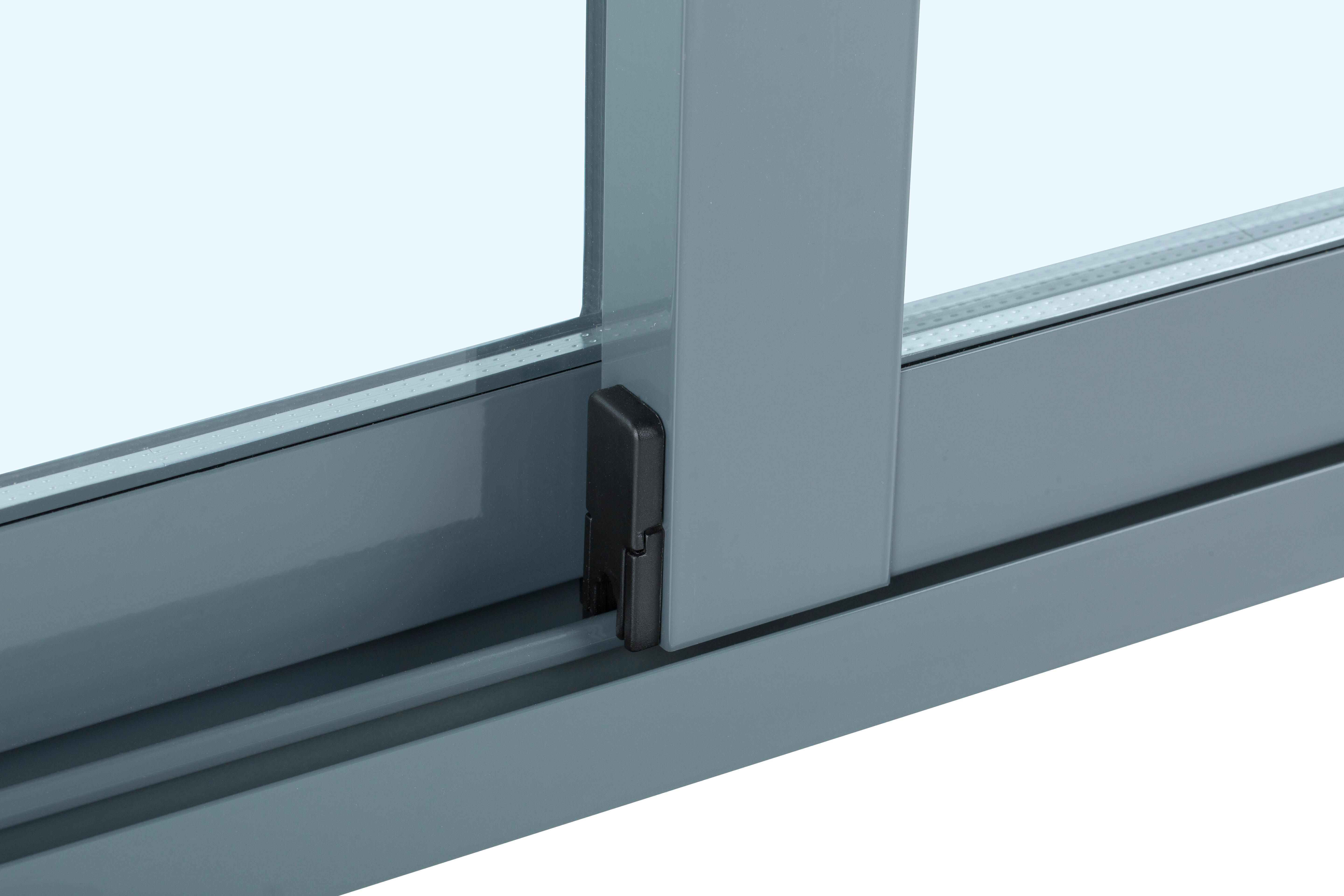 Ventana aluminio ISOXA gris corredera de 60x50cm - 7
