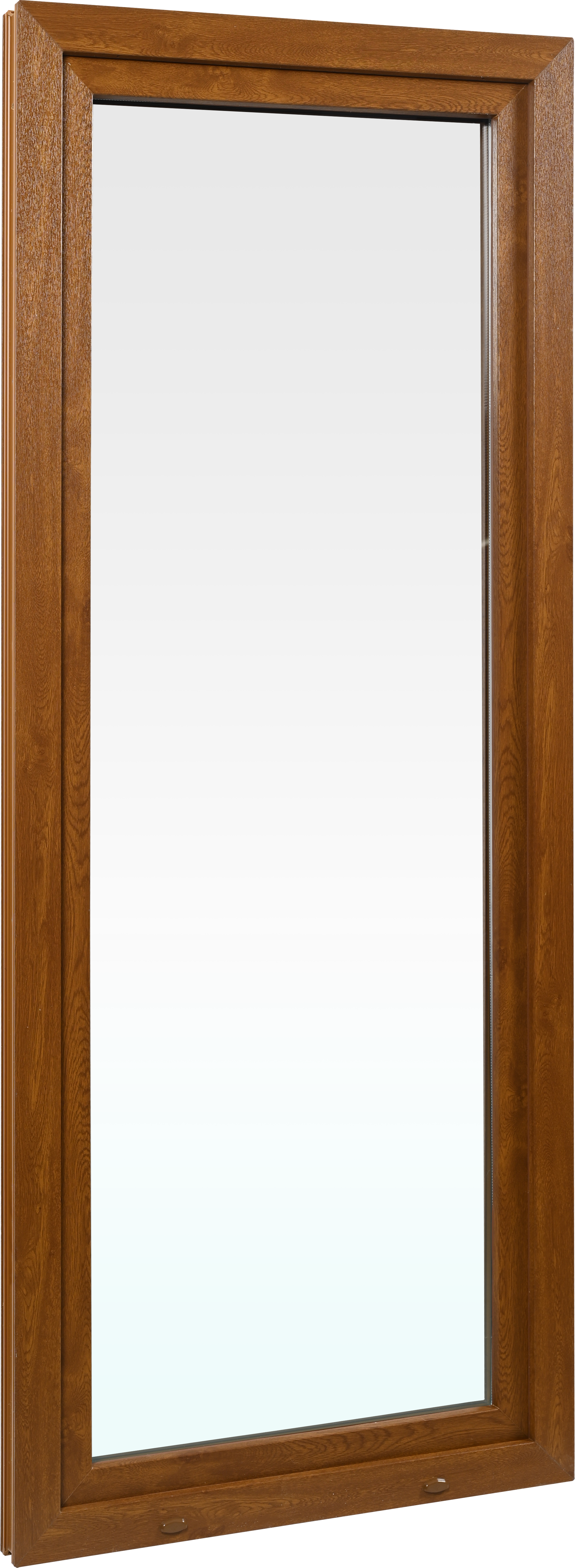 Balconera pvc artens roble oscilobatiente 85x210 cm