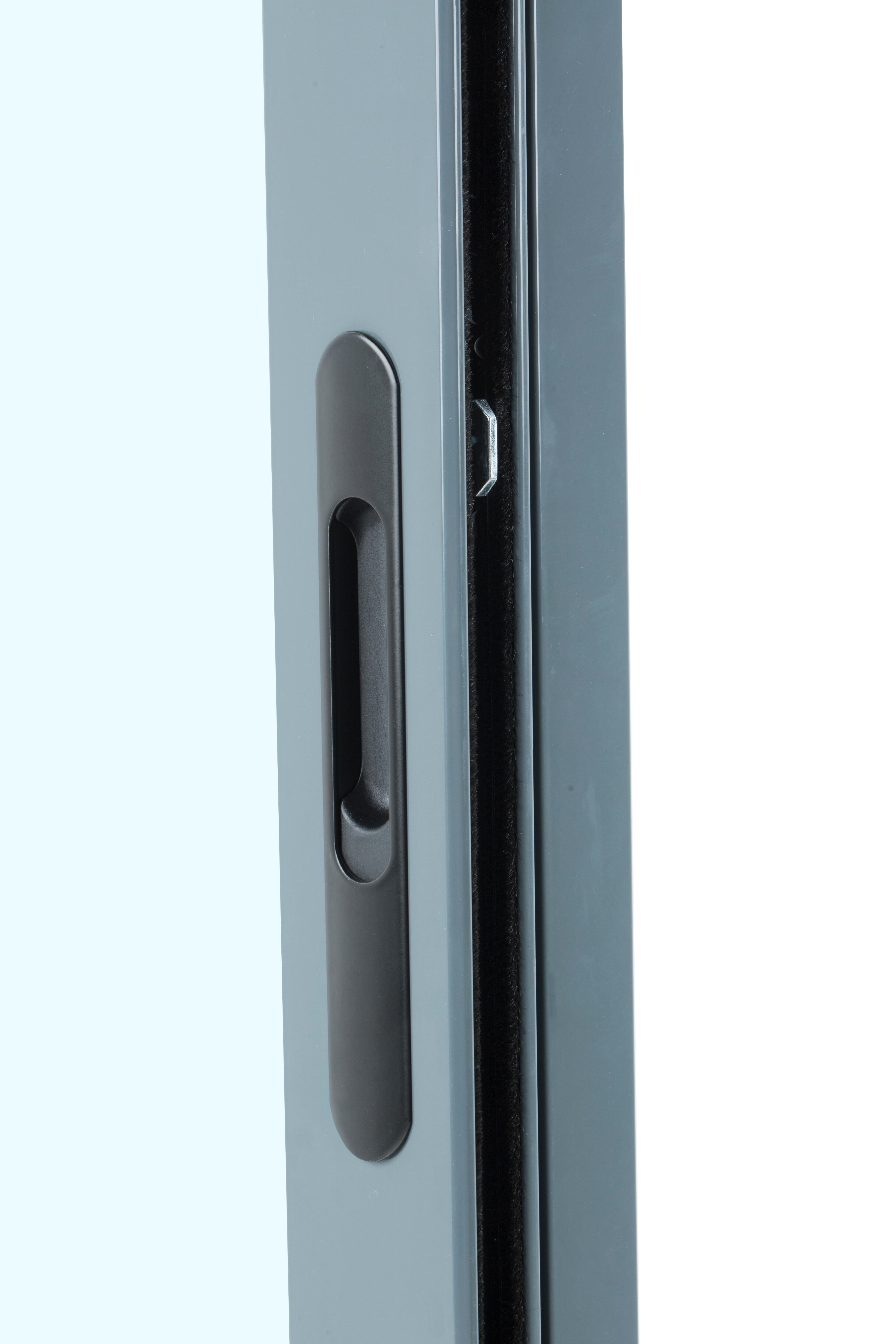 Ventana aluminio ISOXA gris corredera de 60x50cm - 6