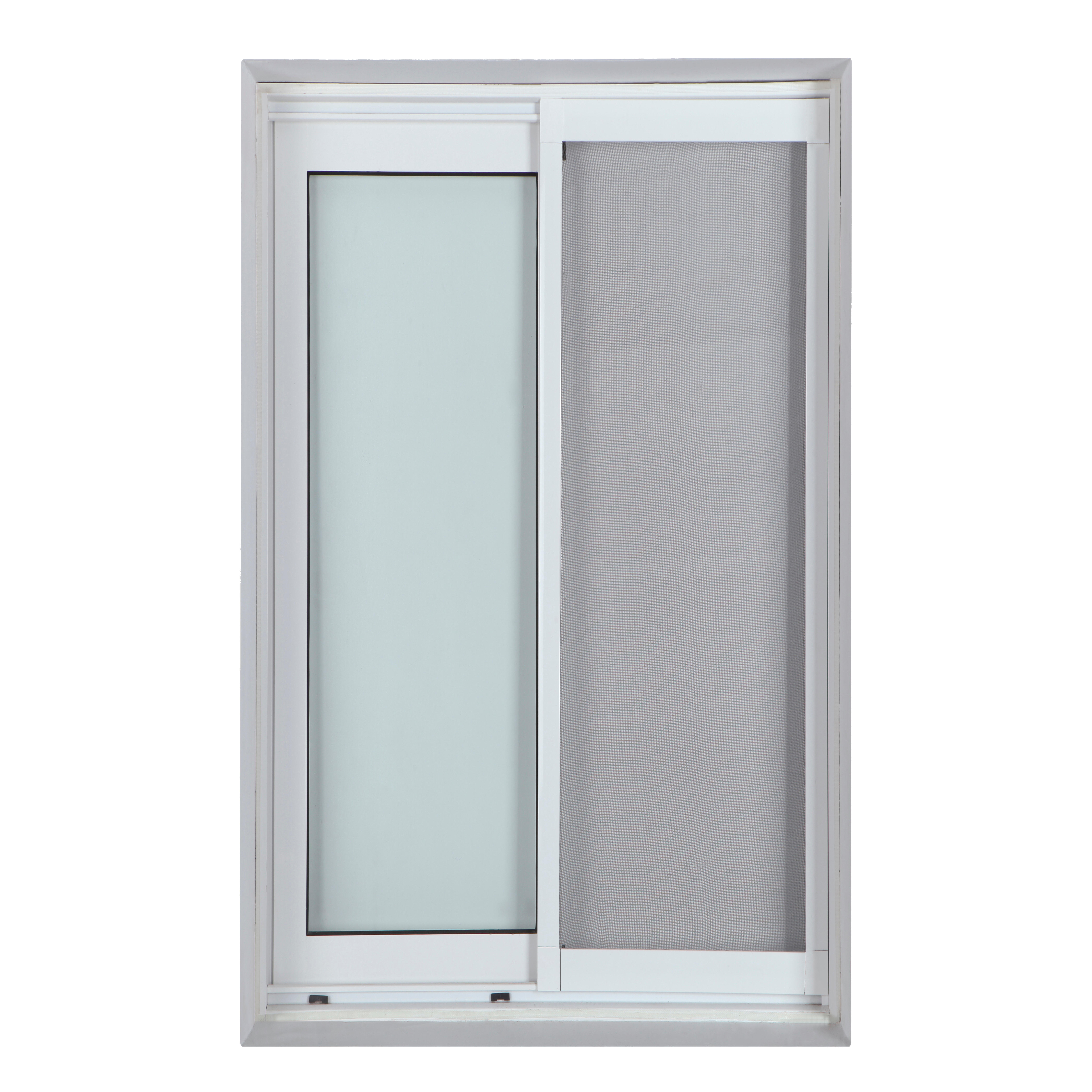 Mosquitera corredera aluminio blanco para puerta tela fibra de vidrio 70x220cm