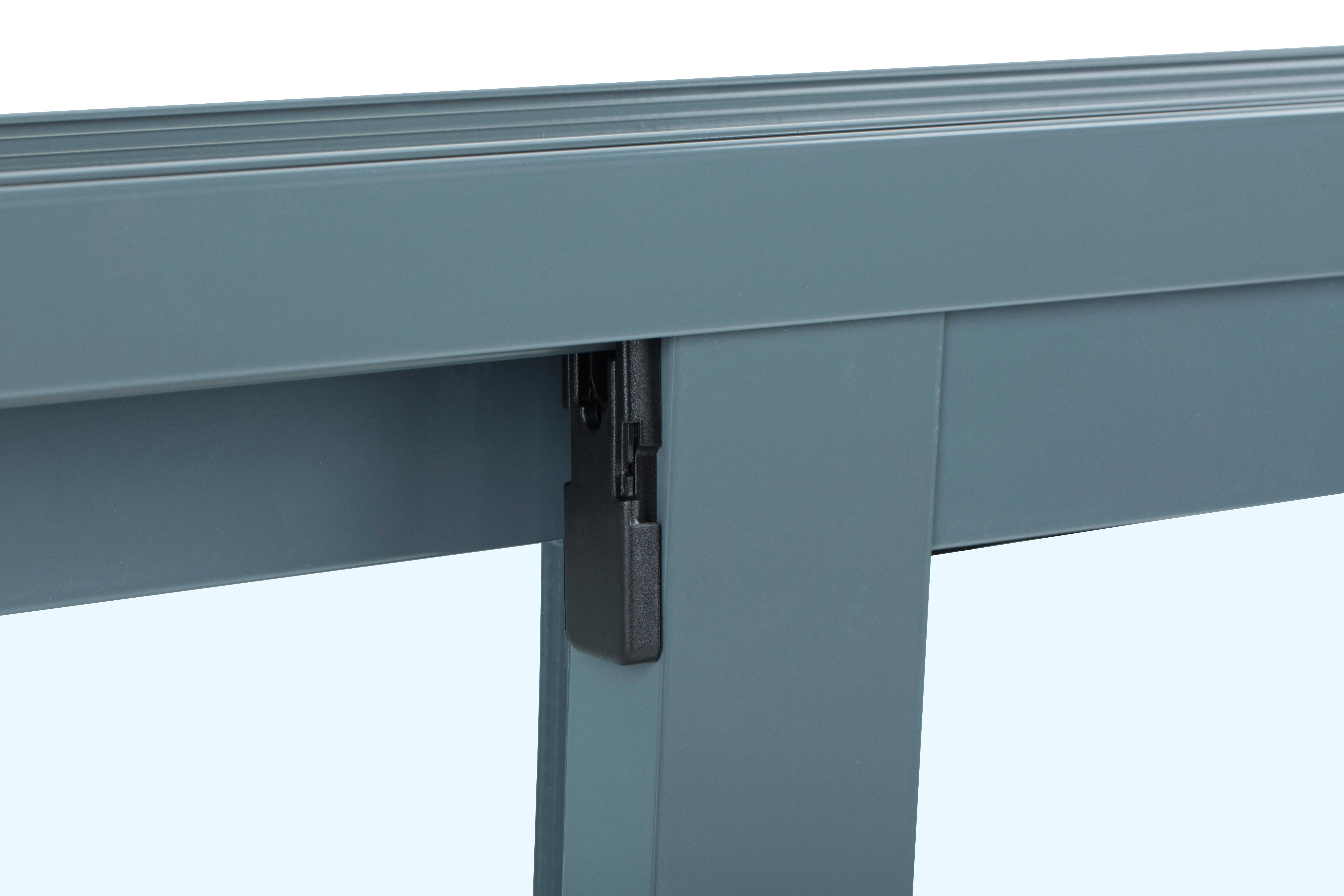 Ventana aluminio ISOXA gris corredera de 60x50cm - 5