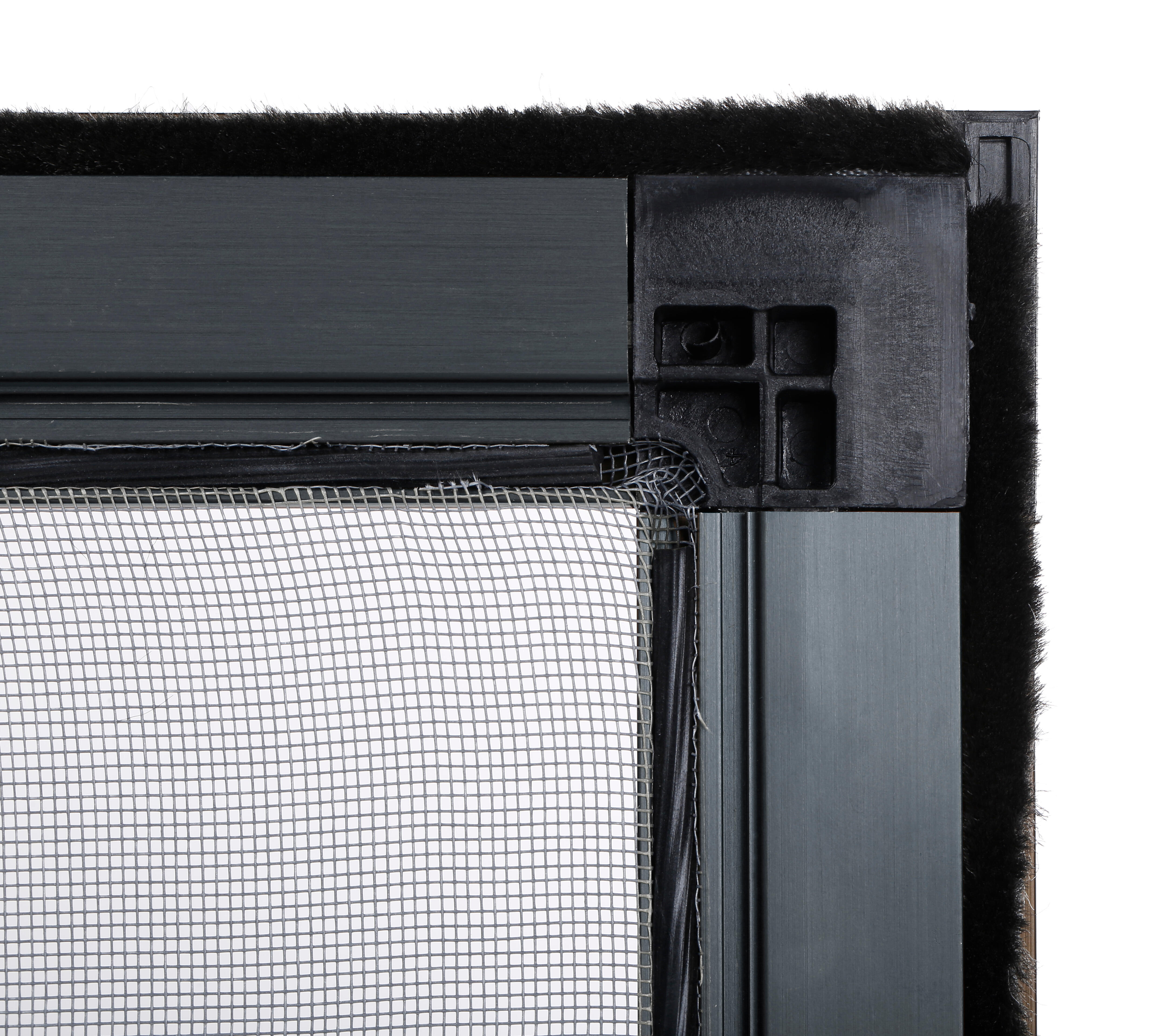 Mosquitera corredera 100x220cm aluminio recortable gris para puerta tela fibra de vidrio - 10