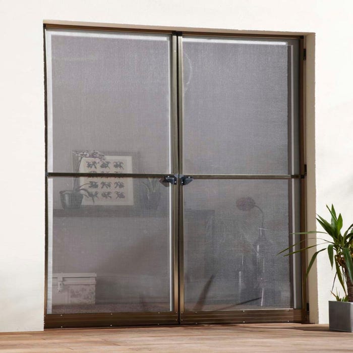 mosquiteras abatibles de 2 hojas