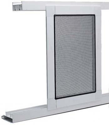 Mosquitera corredera 90x140cm aluminio recortable blanco para ventana tela fibra de vidrio