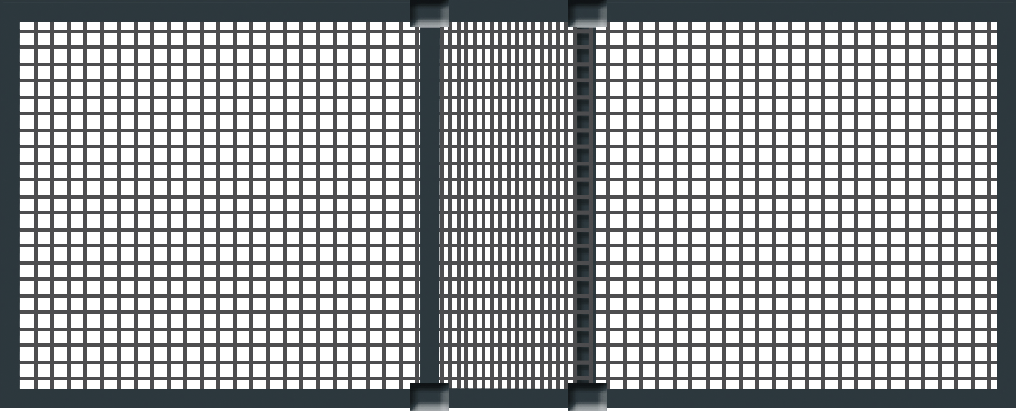 Mosquitera extensible 50x75-142cm de aluminio gris para ventana tela de fibra vidrio negra