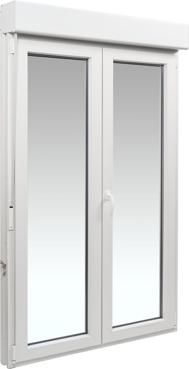 Porta janela de PVC ARTENS OSCILOBATENTE 140X229CM (COM ESTORE)
