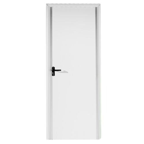 Puerta de trastero liso blanco con llave 1 punto de seguridad apertura derecha 200x90cm - 7